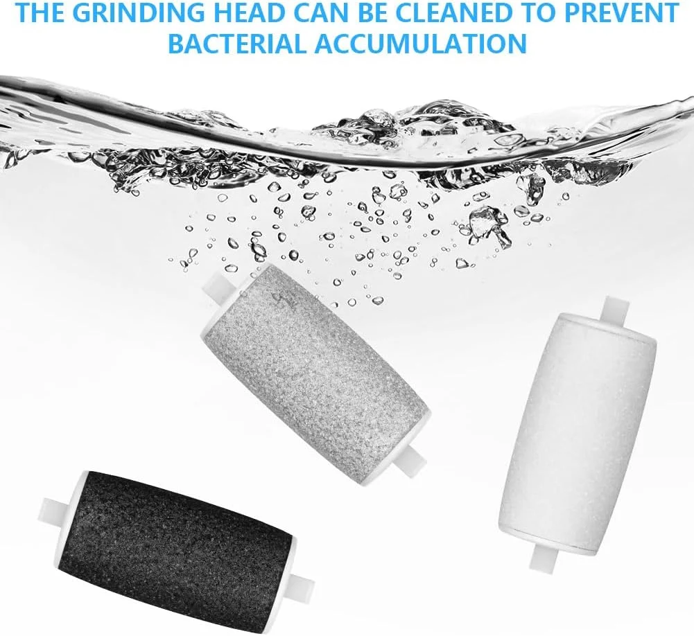 سوهان برقی پا OSDUE، دستگاه ترمیم و لایه برداری پا با شارژ USB، راحت و ملایم برای از بین بردن پوست سفت و پینه، دارای 3 غلتک، 2 حالت سرعت، سبز