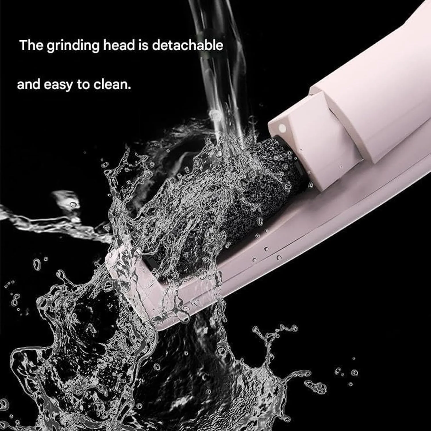 سوهان برقی پدیکور پا Onwddarefy، پولیشر برقی پا Onwddarefy، سوهان چرخشی 360 درجه پا، به همراه سری تعویض (سفید)