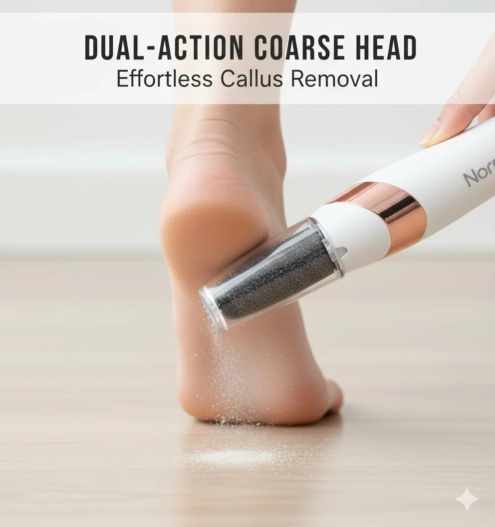 سوهان برقی پدیکور پا نورمل، مناسب برای آقایان و بانوان، کیت پدیکور شارژی با موتور دو سرعته قابل تنظیم، 60 عدد دیسک سمباده ای قابل تعویض، سوهان برقی قابل حمل برای از بین بردن پوست های سفت و مرده سوهان برقی پدیکور پا نورمل، مناسب برای آقایان و بانوان، کیت پدیکور شارژی با موتور دو سرعته قابل تنظیم، 60 عدد دیسک سمباده ای قابل تعویض، سوهان برقی قابل حمل برای از بین بردن پوست های سفت و مرده