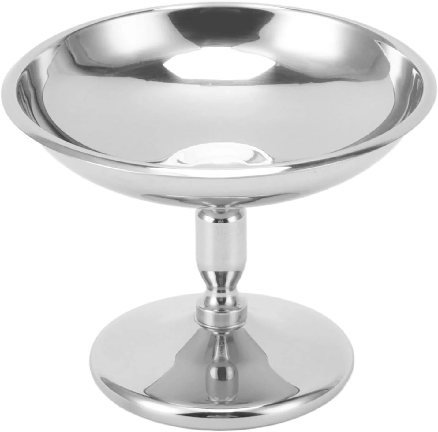 ست کاسه بستنی ژد، فنجان های دسر کوچک استیل 304 برای ترافل، بستنی و آجیل، کاسه های بستنی خوری قدیمی برای سرو دسر، سالاد، میوه و پودینگ