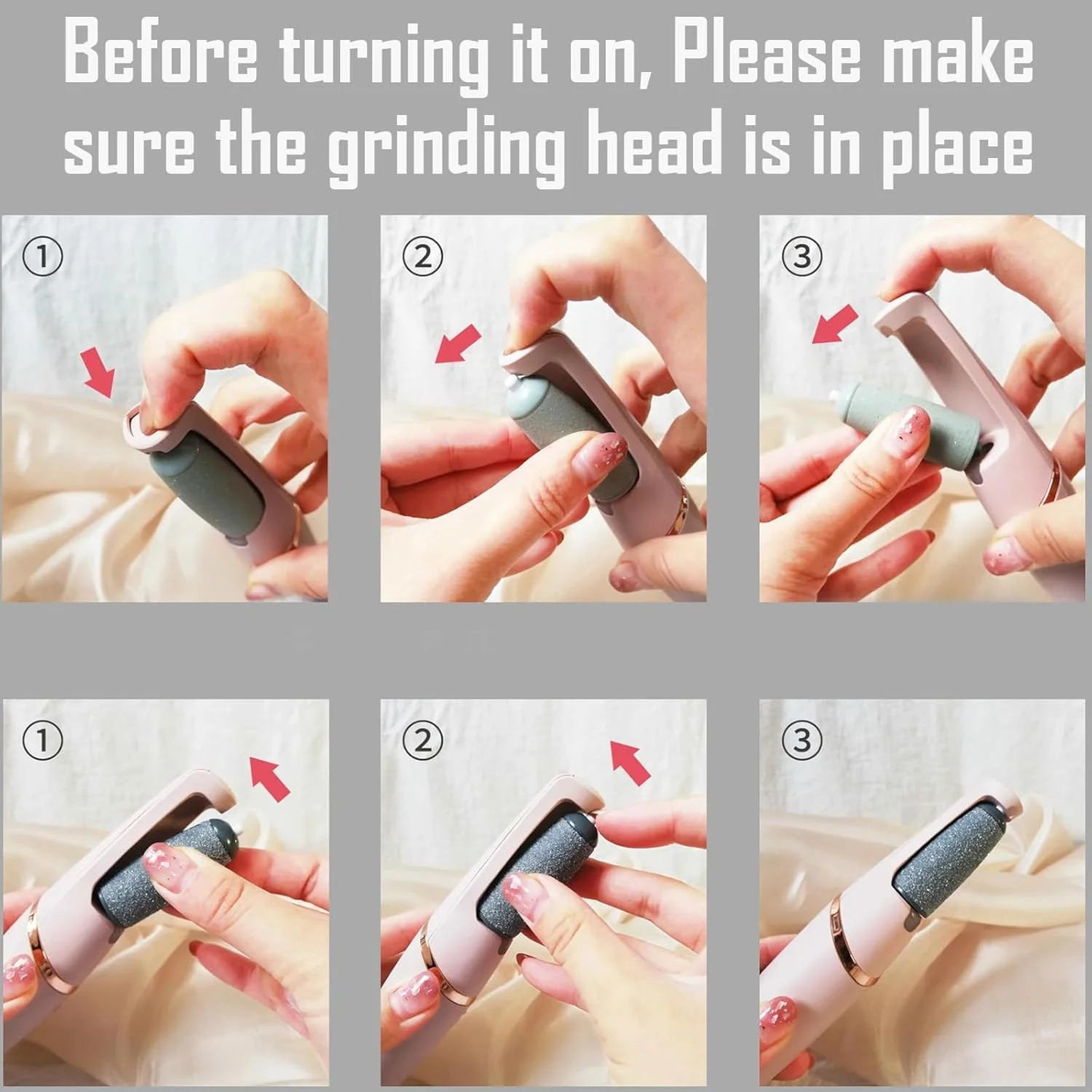 سوهان برقی پا OkeanosHaven - از بین برنده پینه پا، قابل شارژ، کیت ابزار پدیکور پا با 2 سر غلتکی، از بین برنده پوست خشک، پاهای صاف تر، آسیاب برقی پا سوهان برقی پا OkeanosHaven - از بین برنده پینه پا، قابل شارژ، کیت ابزار پدیکور پا با 2 سر غلتکی، از بین برنده پوست خشک، پاهای صاف تر، آسیاب برقی پا