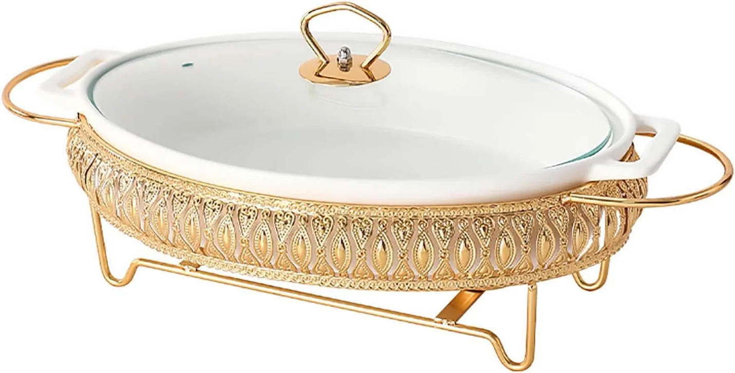 ظرف گرم نگهدارنده غذا سرامیکی سفید ممتاز XQKXHZ، گرمکن بیضی شکل بوفه، گرم کننده های غذا بوفه با نگهدارنده سوخت و درب شیشه ای قابل مشاهده، ست بوفه گرمکن غذا برای رویدادها، مهمانی ها، پذیرایی ظرف گرم نگهدارنده غذا سرامیکی سفید ممتاز XQKXHZ، گرمکن بیضی شکل بوفه، گرم کننده های غذا بوفه با نگهدارنده سوخت و درب شیشه ای قابل مشاهده، ست بوفه گرمکن غذا برای رویدادها، مهمانی ها، پذیرایی