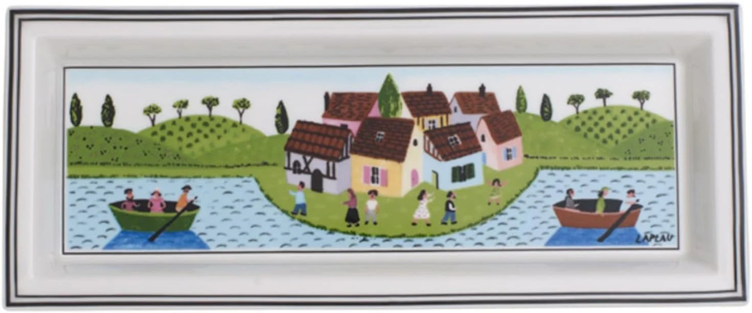 کاسه مستطیلی ویلروی اند باخ طرح نایف، چینی ممتاز، سفید/رنگی، 23.6 x 9.7 سانتی متر کاسه مستطیلی ویلروی اند باخ طرح نایف، چینی ممتاز، سفید/رنگی، 23.6 x 9.7 سانتی متر