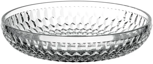 ویلروی اند باخ - کاسه کم عمق بوستون، 24 سانتی متر قطر، کاسه شیشه کریستال برای دسر، میوه و تنقلات، قابل شستشو در ماشین ظرفشویی، شفاف ویلروی اند باخ - کاسه کم عمق بوستون، 24 سانتی متر قطر، کاسه شیشه کریستال برای دسر، میوه و تنقلات، قابل شستشو در ماشین ظرفشویی، شفاف