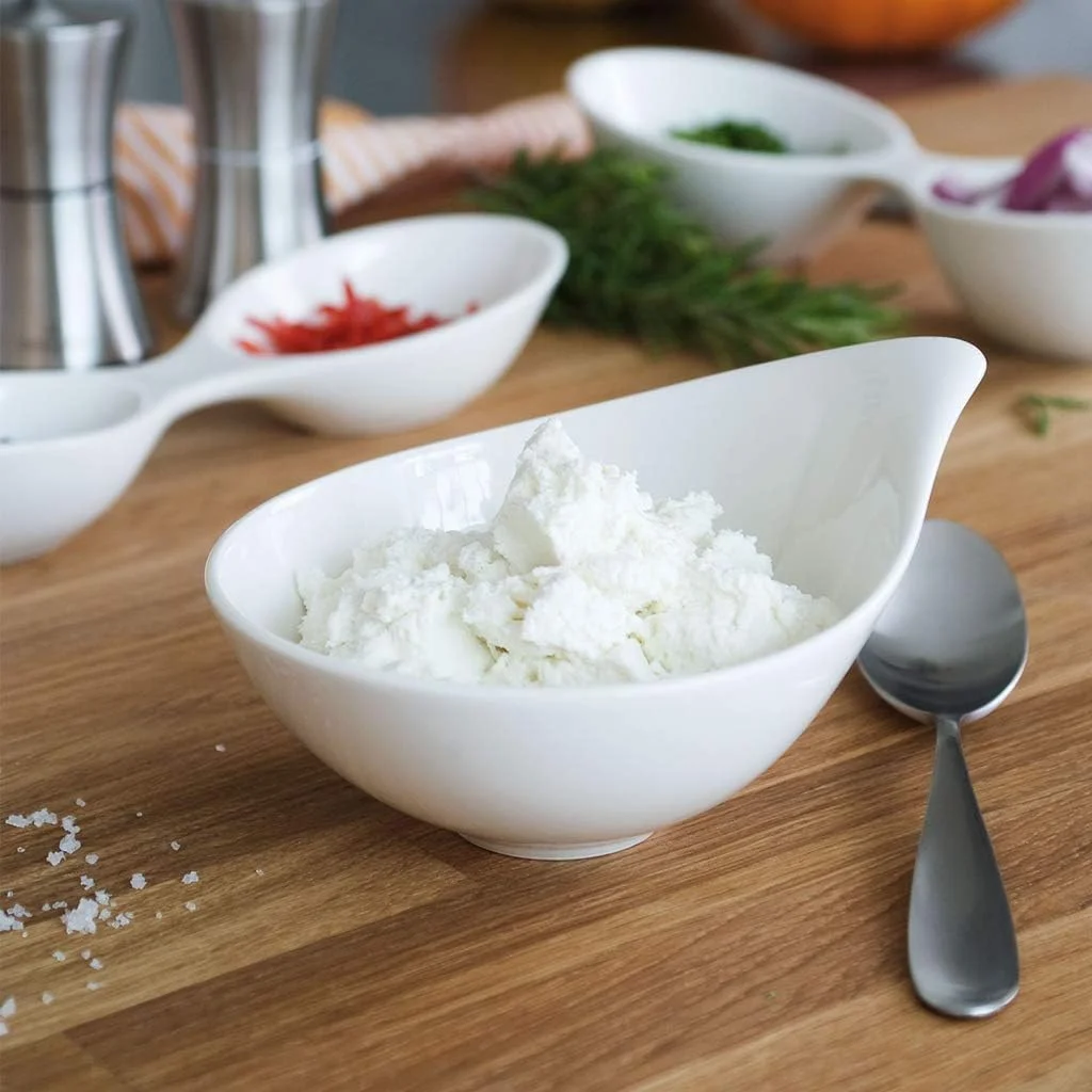 کاسه دسر ویلروی اند باخ مدل Flow، چینی ممتاز، سفید