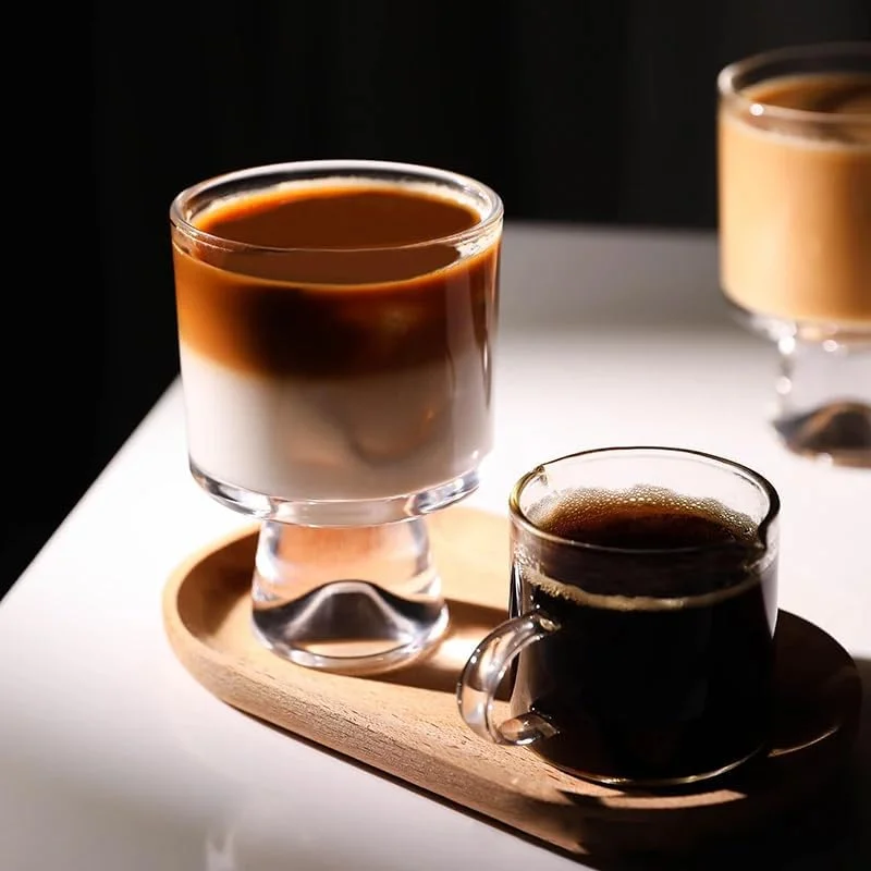 لیوان شیشه ای 250 میلی لیتری (ست 4 عددی) وسلز، مناسب برای دسر، بستنی، سالاد، نوشیدنی های گرم و سرد