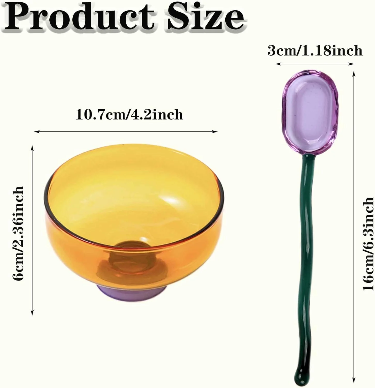 کاسه دسر شیشه ای TMXAOK با قاشق، رنگ آبنباتی، مناسب بستنی، میوه، تنقلات، ماست، ست کاسه های کوچک رنگارنگ، قاشق های همزن نوشیدنی کوکتل برای کافه، عروسی، مهمانی تعطیلات (فیروزه ای)