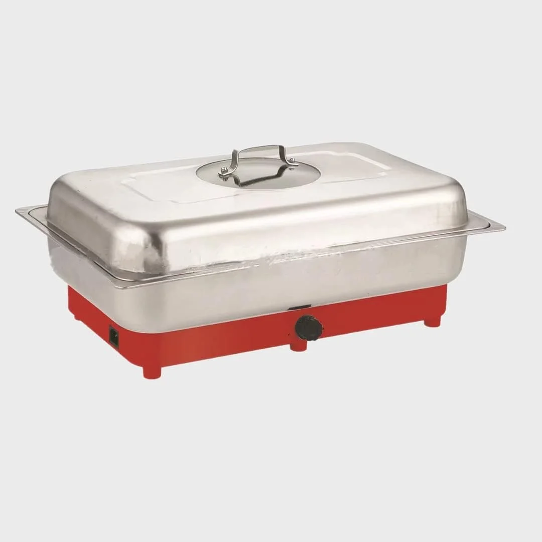 گرمکن بوفه غذا NC HTH، کنترل دما، درب های شفاف شیاردار، ایده آل برای مهمانی ها، پذیرایی و تعطیلات (5.5 لیتر - دوقلو)