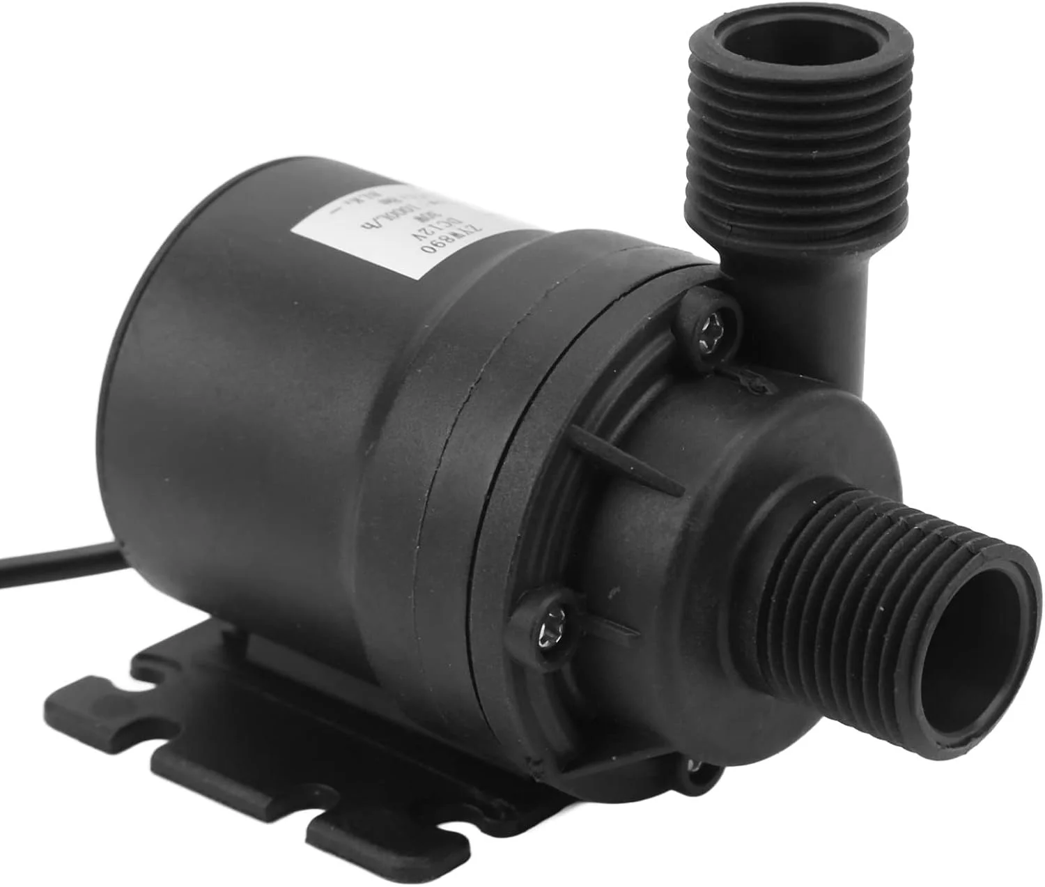 پمپ براشلس DC 12V ارتقا یافته Banapoy، با ظرفیت 1000 لیتر در ساعت و ارتفاع 8 متر، پمپ شناور بی صدا و کارآمد برای سیستم گردش آب خورشیدی خانگی، حوض، استخر و آکواریوم