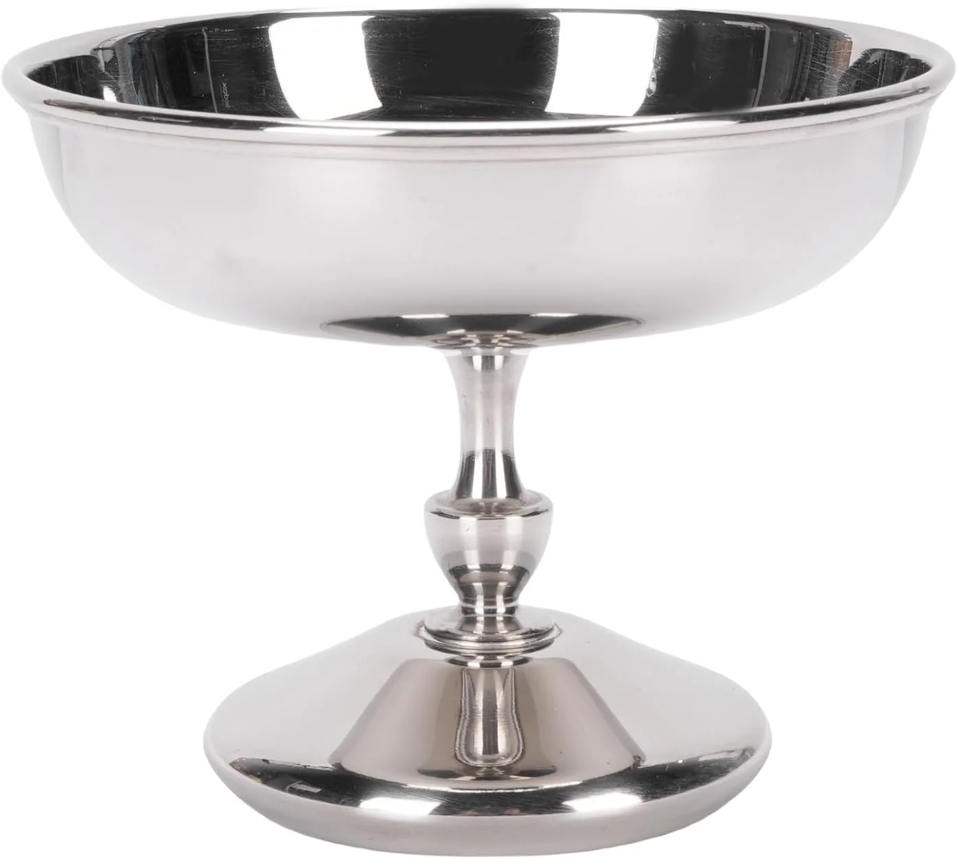 جام بستنی، کاسه دسر استیل ضد زنگ برای سالاد میوه پودینگ ماست، کاسه آب نبات اسنک پایه دار گرد برای خانه ها، هتل ها، رستوران ها، مهمانی ها، فروشگاه های دسر (2401-3)