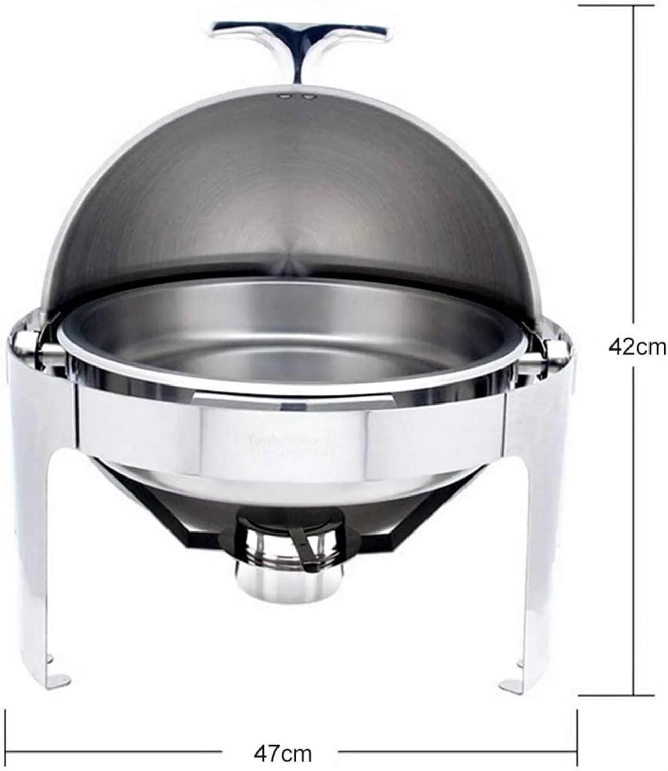 ظروف گرم نگهدارنده غذا استیل، ست گرم نگهدارنده غذا بوفه 6 لیتری، گرم نگهدارنده غذا گرد مناسب میز، برای مهمانی ها و پذیرایی بوفه ظروف گرم نگهدارنده غذا استیل، ست گرم نگهدارنده غذا بوفه 6 لیتری، گرم نگهدارنده غذا گرد مناسب میز، برای مهمانی ها و پذیرایی بوفه
