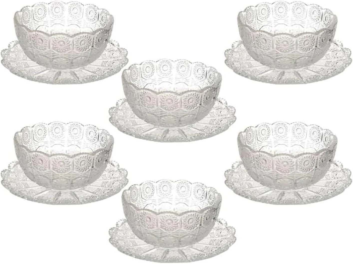 ست کاسه اسنک - بسته 6 عددی کاسه کوچک دالبری، کاسه دسر برای بستنی، میوه، پودینگ، اسنک، غلات، آجیل - ظروف سرو شیشه ای ممتاز، کاسه کوچک ترایفل، قابل شستشو در ماشین ظرفشویی ست کاسه اسنک - بسته 6 عددی کاسه کوچک دالبری، کاسه دسر برای بستنی، میوه، پودینگ، اسنک، غلات، آجیل - ظروف سرو شیشه ای ممتاز، کاسه کوچک ترایفل، قابل شستشو در ماشین ظرفشویی