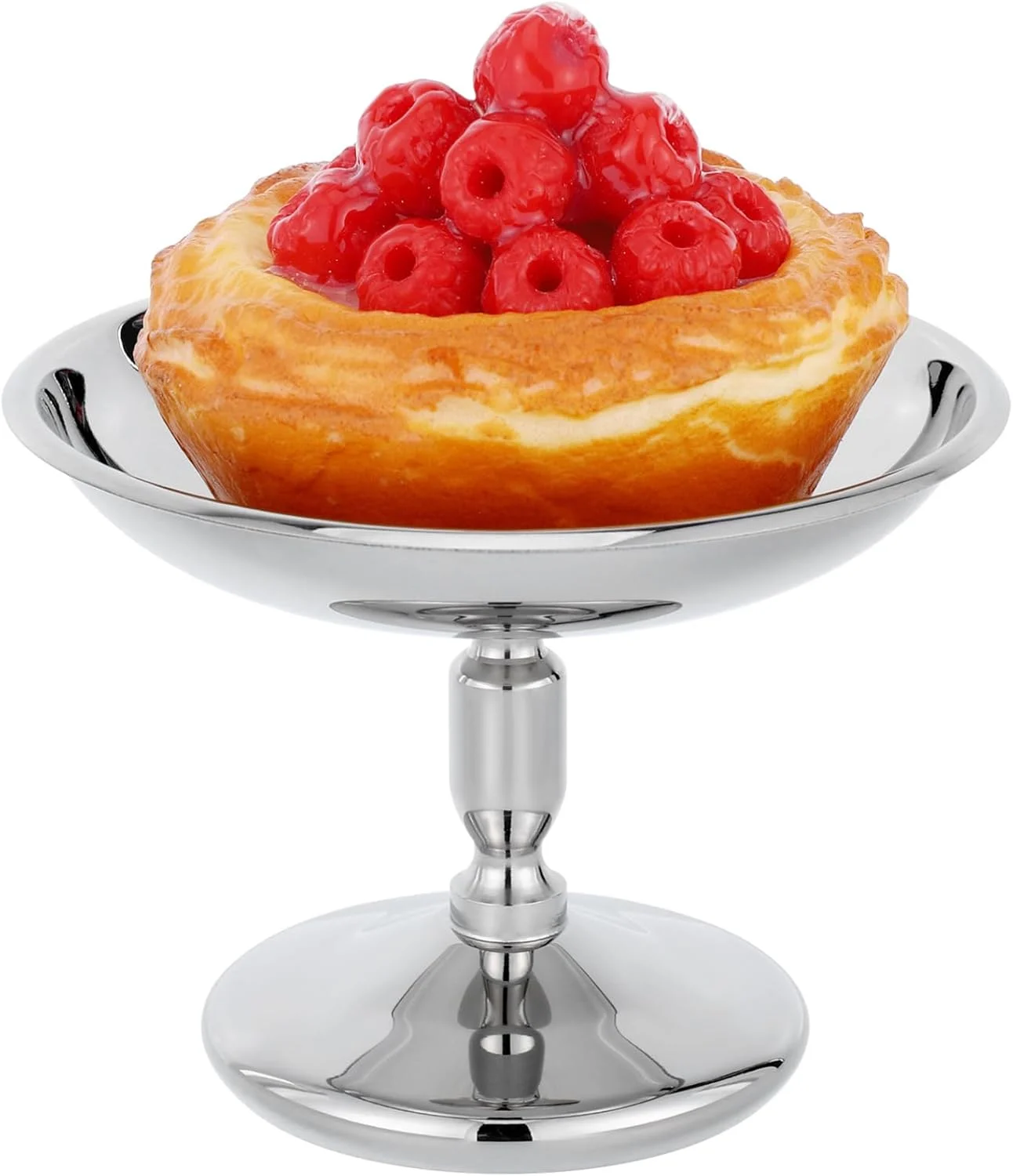 SEWACC کاسه دسر بستنی، کاسه کوچک سرو دسر از جنس استیل ضد زنگ، فنجان گرد پایه دار برای سرو تنقلات و آبنبات در مهمانی های تابستانی SEWACC کاسه دسر بستنی، کاسه کوچک سرو دسر از جنس استیل ضد زنگ، فنجان گرد پایه دار برای سرو تنقلات و آبنبات در مهمانی های تابستانی