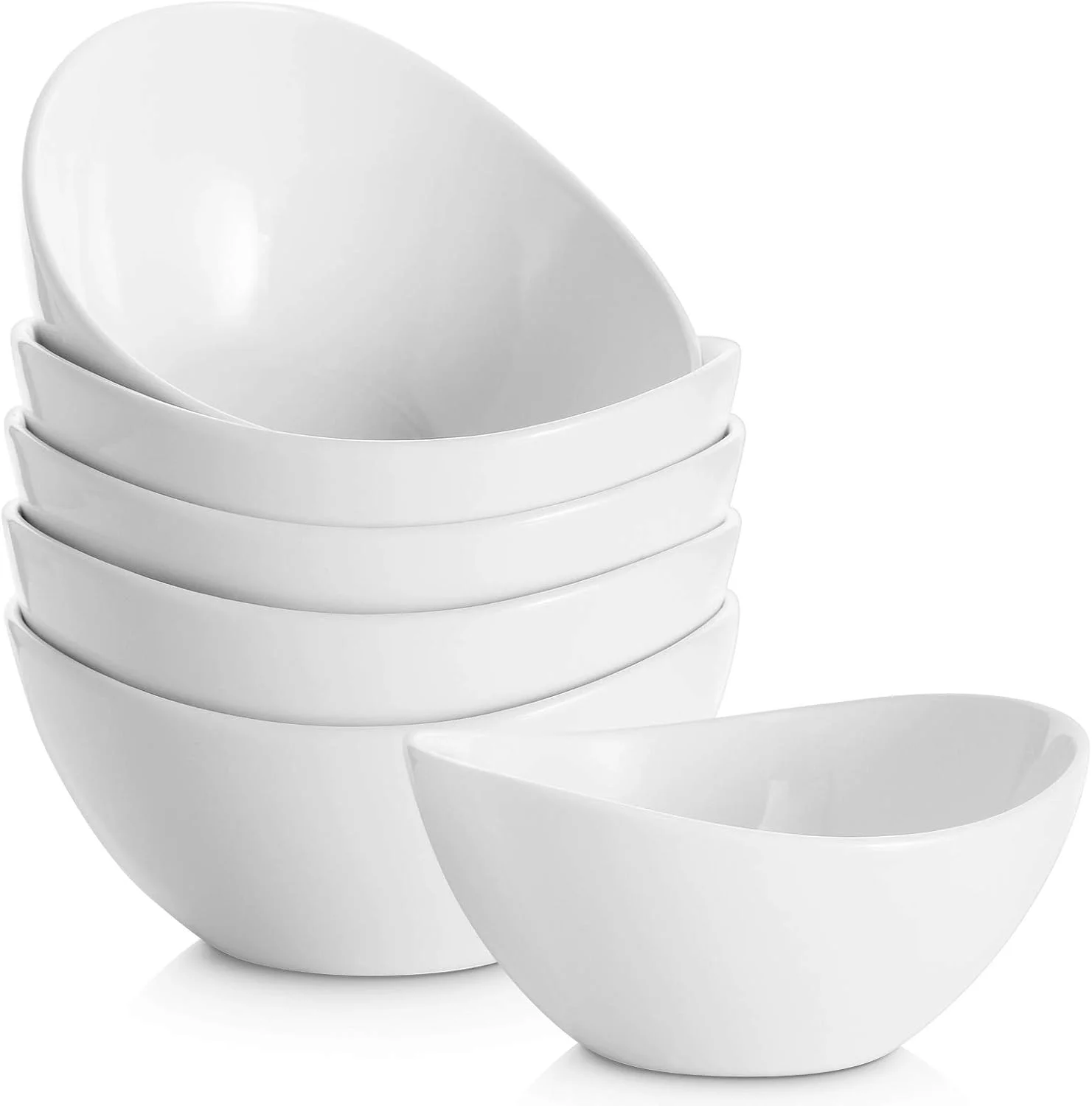 ست کاسه های کوچک چینی SAMSLE، کاسه های دسر 300 میلی لیتری برای بستنی، تنقلات، پیش غذا، آب نبات، کاسه های سرو سفید سرامیکی بادوام و قابل شستشو در ماشین ظرفشویی برای مهمانی ست کاسه های کوچک چینی SAMSLE، کاسه های دسر 300 میلی لیتری برای بستنی، تنقلات، پیش غذا، آب نبات، کاسه های سرو سفید سرامیکی بادوام و قابل شستشو در ماشین ظرفشویی برای مهمانی