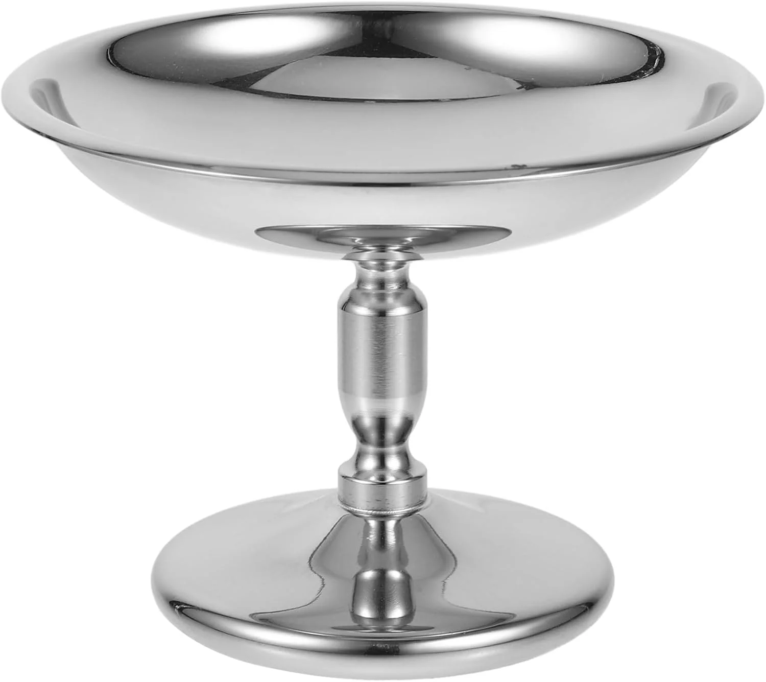 SEWACC کاسه دسر بستنی، کاسه سرو دسر کوچک استیل ضد زنگ، فنجان گرد پایه دار برای سرو تنقلات و شیرینی در مهمانی های تابستانی SEWACC کاسه دسر بستنی، کاسه سرو دسر کوچک استیل ضد زنگ، فنجان گرد پایه دار برای سرو تنقلات و شیرینی در مهمانی های تابستانی