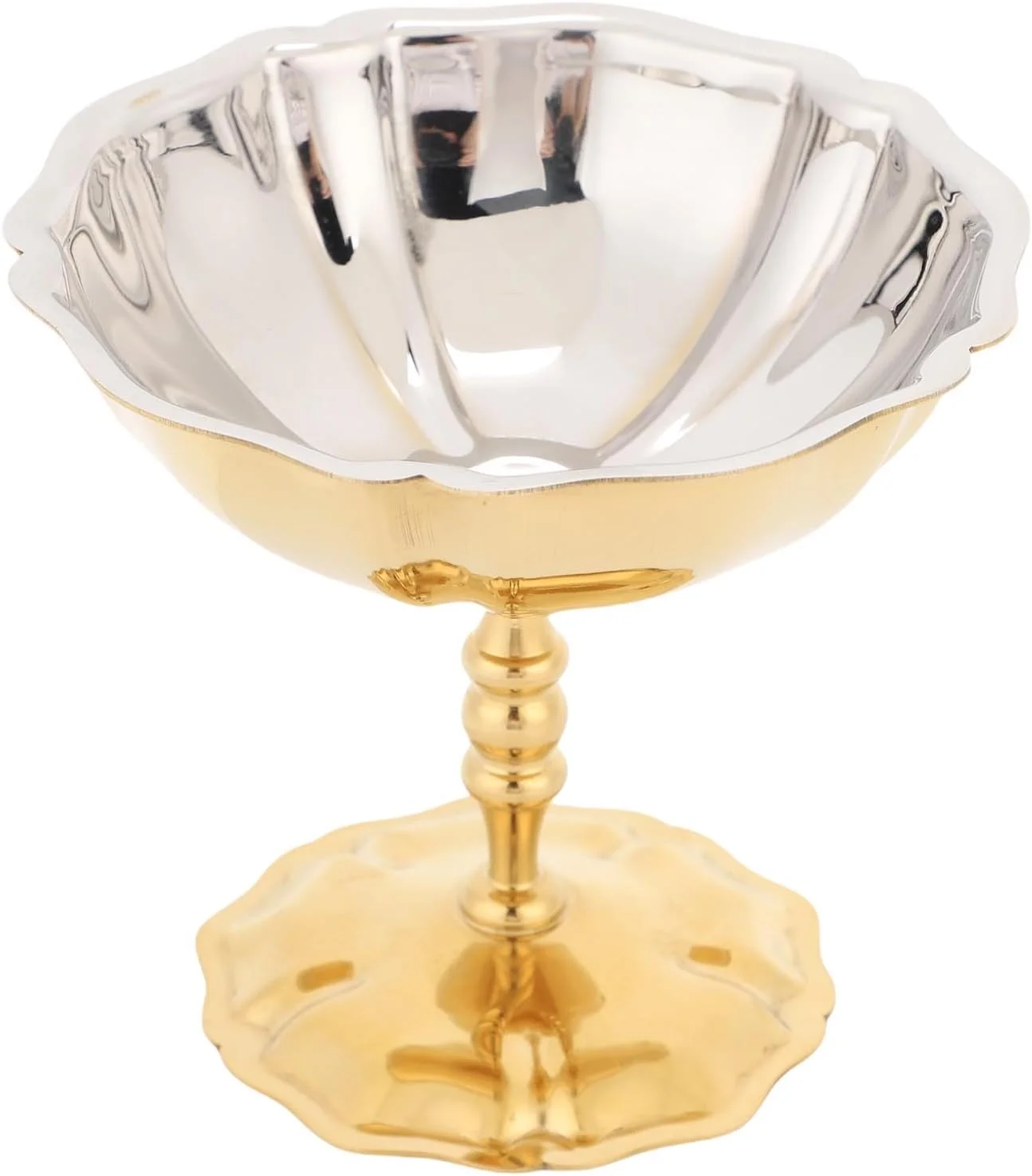 جام بستنی استیل طلایی RIZGHWOY مدل 304، کاسه دسر پایه دار، جام تنقلات و بستنی خوری با طراحی بادوام و ضد زنگ برای دسر، ماست، سالاد و تزئین مهمانی جام بستنی استیل طلایی RIZGHWOY مدل 304، کاسه دسر پایه دار، جام تنقلات و بستنی خوری با طراحی بادوام و ضد زنگ برای دسر، ماست، سالاد و تزئین مهمانی