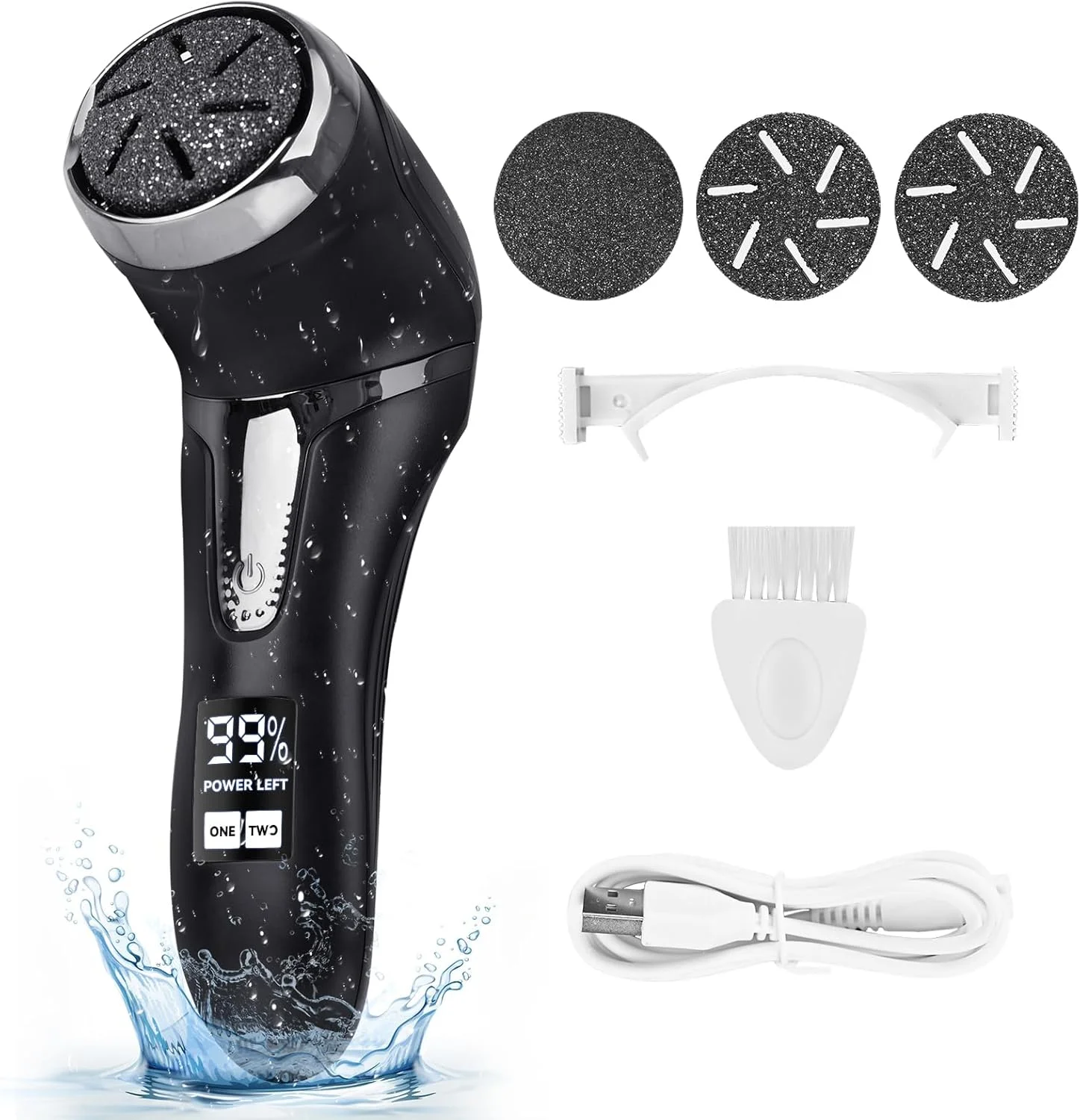 سوهان برقی پدیکور پا Nicebirdie با قابلیت مکش، ابزار پدیکور قابل حمل با کیفیت عالی، ضد آب و دارای 2 سرعت، کیت مراقبت از پا (مشکی) سوهان برقی پدیکور پا Nicebirdie با قابلیت مکش، ابزار پدیکور قابل حمل با کیفیت عالی، ضد آب و دارای 2 سرعت، کیت مراقبت از پا (مشکی)