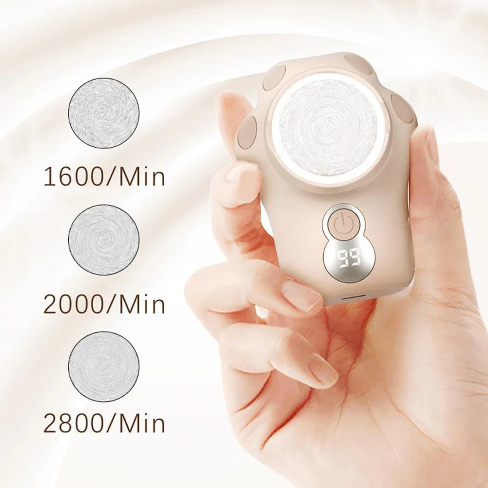 سوهان برقی پا NALACAL، قابل شارژ، اسکرابر قابل حمل پوست مرده با 3 درجه زبری مختلف سری سمباده، ابزار حرفه ای پدیکور قابل شستشو برای پا (صورتی) سوهان برقی پا NALACAL، قابل شارژ، اسکرابر قابل حمل پوست مرده با 3 درجه زبری مختلف سری سمباده، ابزار حرفه ای پدیکور قابل شستشو برای پا (صورتی)