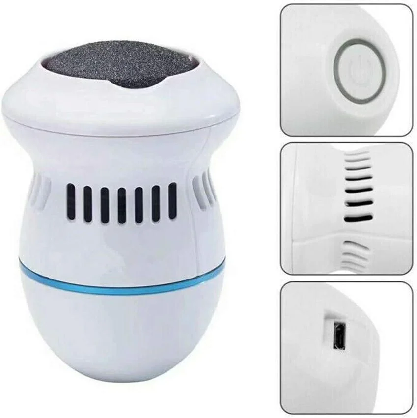 سوهان برقی پینه MLQ با 2000 دور در دقیقه، سوهان برقی شارژی پا، برای از بین بردن پوست های مرده، خشک و سفت پاشنه پا، همراه با برس تمیز کننده و 3 سمباده