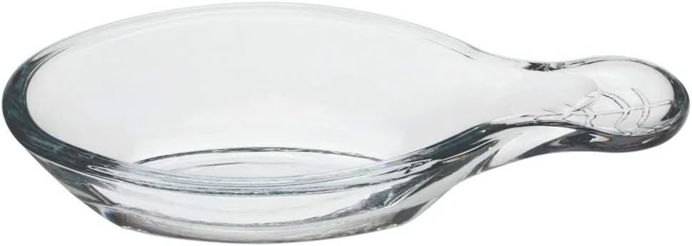 ظروف برگ‌شکل ۲ اونسی رستوران ور، ۶ ظرف تست بدون سرب - حکاکی شده، با دسته، کاسه‌های سس شیشه‌ای شفاف، سرو چاشنی‌ها، تنقلات، پیش‌غذاها یا دسرها، برای مهمانی‌ها یا عروسی‌ها -