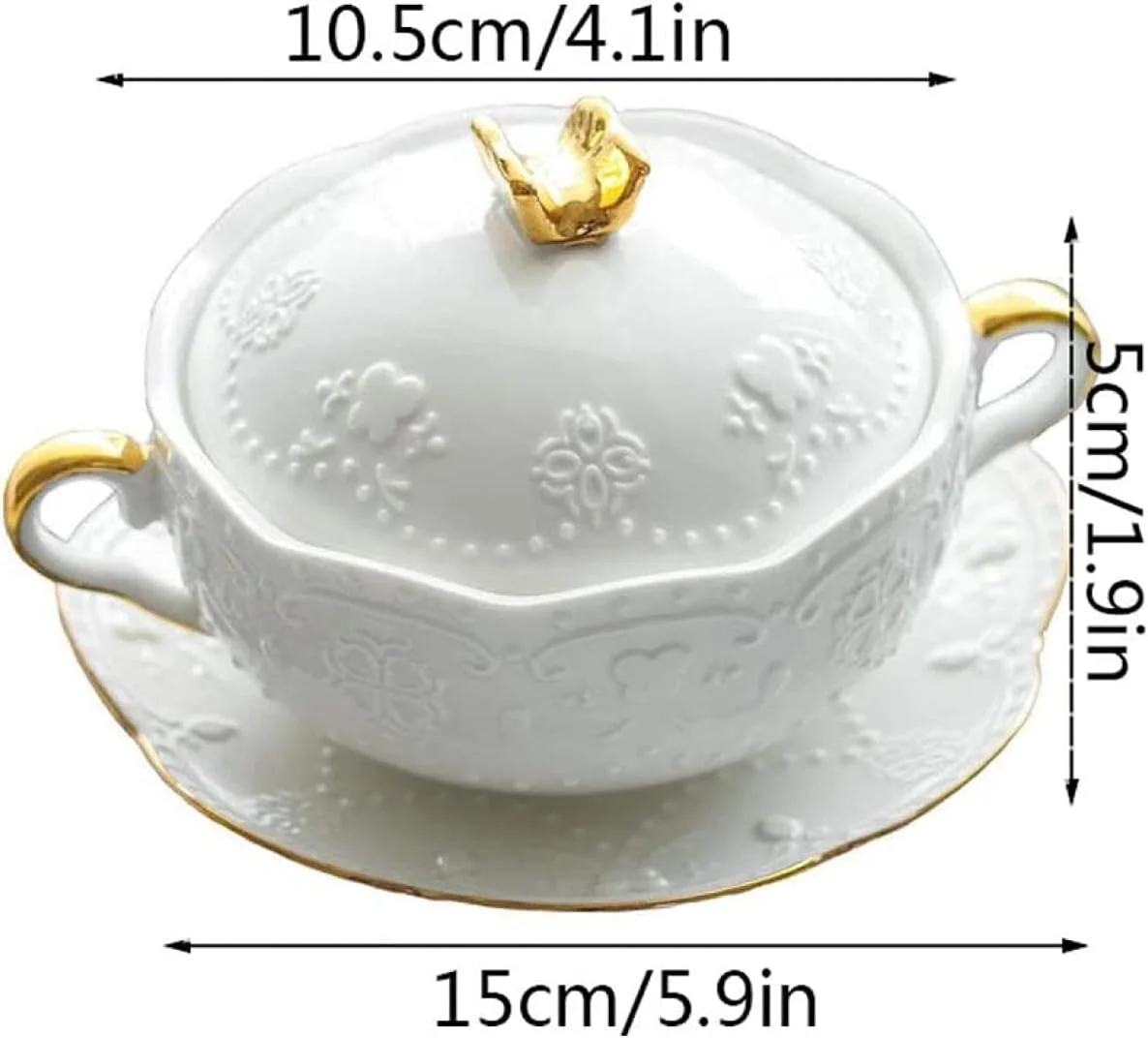 کاسه سوپ qiuqiu، رامکین، ظروف سوفله، ظروف سفالی، کاسه دو گوش، کاسه دسر، پوسته تخم مرغ بخارپز، فنجان خورشتی سرامیکی، قابلمه سوپ، کاسه سوپ