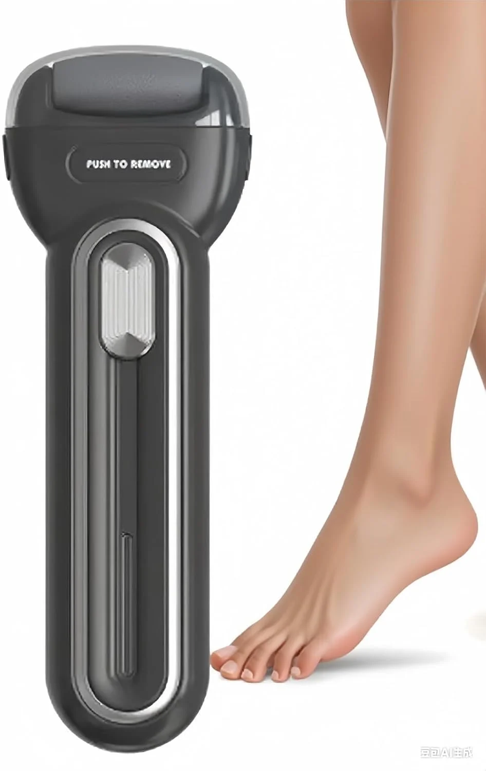 سوهان برقی پا Kequsprk، دستگاه از بین برنده پینه پا با 3 سری قابل تعویض، 1 برس تمیز کننده و سیم USB برای از بین بردن پینه، پوست مرده، سفت و خشک ترک خورده