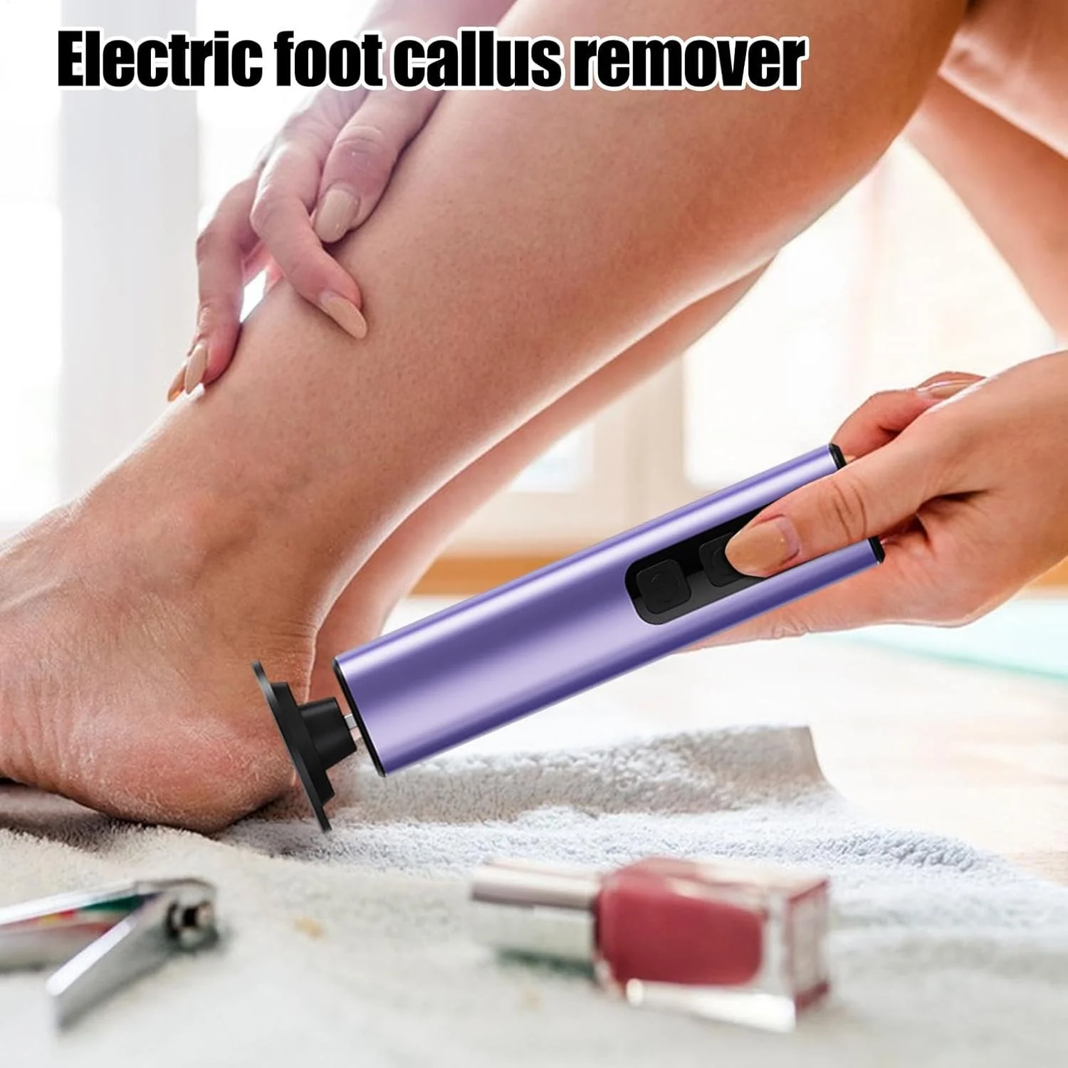 سوهان برقی پینه پا kinrguiyuez | سوهان برقی 2 در 1، ابزار پدیکور پا، دیسک های سمباده و سرهای سنگ زنی، 9 سرعت برای پوست های مرده، ترک خورده و سخت سوهان برقی پینه پا kinrguiyuez | سوهان برقی 2 در 1، ابزار پدیکور پا، دیسک های سمباده و سرهای سنگ زنی، 9 سرعت برای پوست های مرده، ترک خورده و سخت