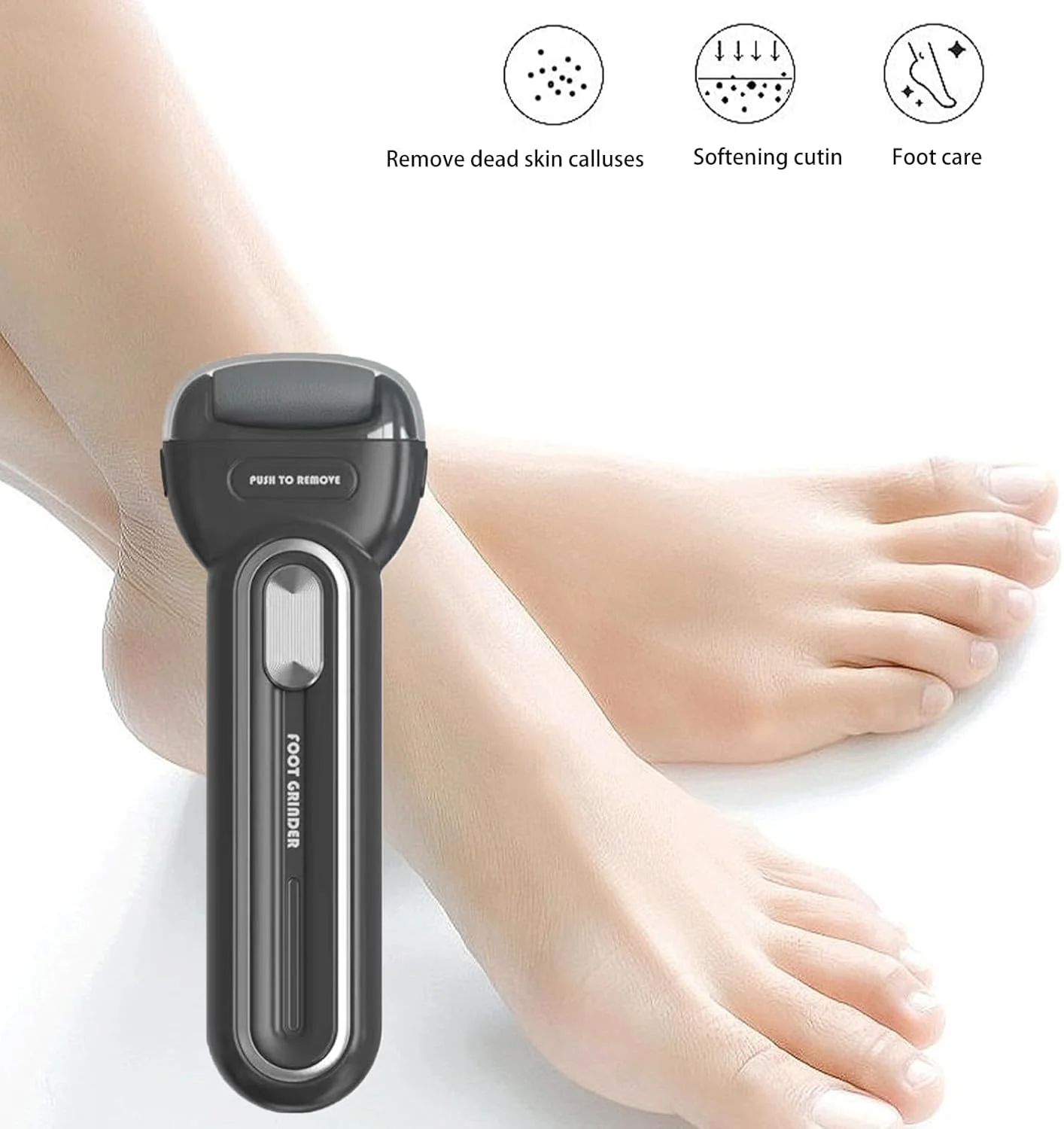 سوهان برقی پا Kequsprk، دستگاه از بین برنده پینه پا با 3 سری قابل تعویض، 1 برس تمیز کننده و سیم USB برای از بین بردن پینه، پوست مرده، سفت و خشک ترک خورده سوهان برقی پا Kequsprk، دستگاه از بین برنده پینه پا با 3 سری قابل تعویض، 1 برس تمیز کننده و سیم USB برای از بین بردن پینه، پوست مرده، سفت و خشک ترک خورده