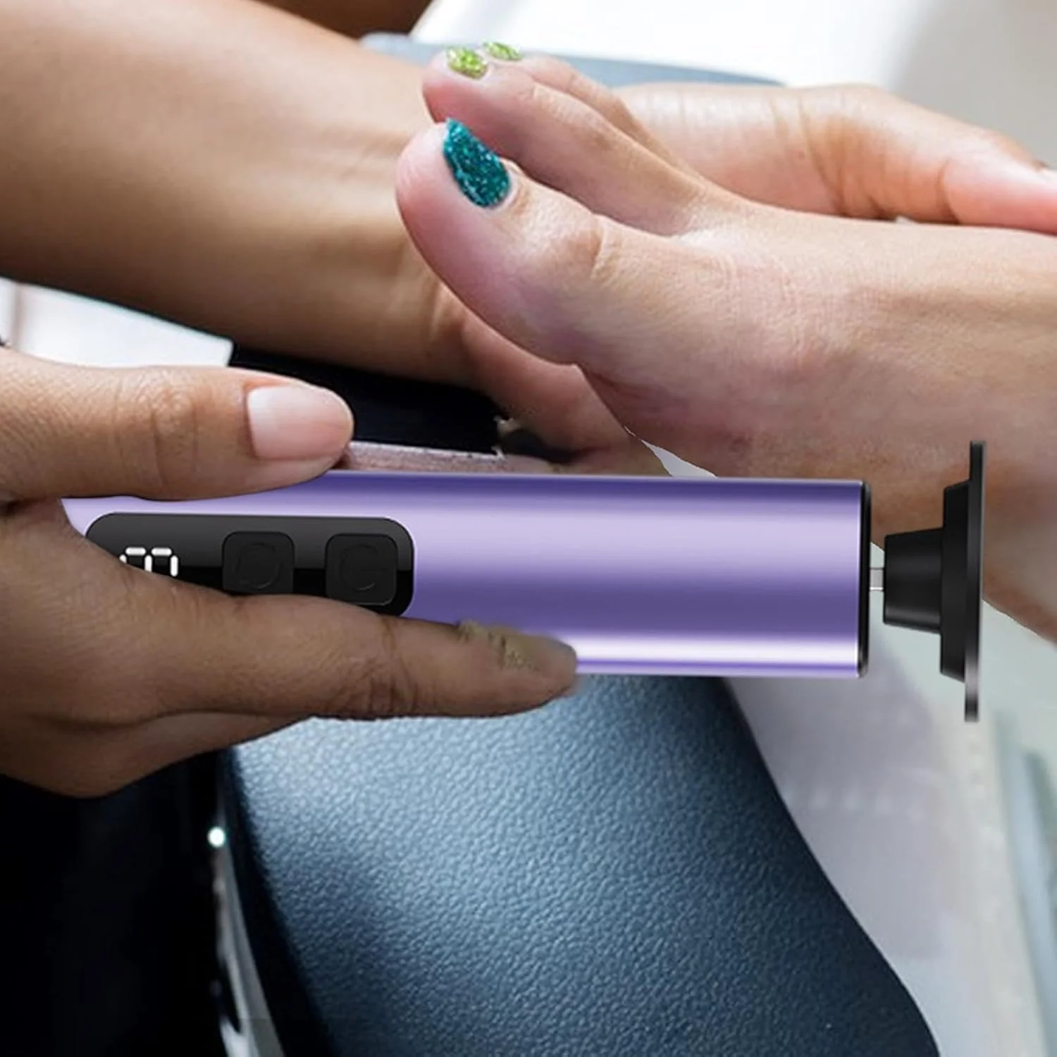 سوهان برقی پینه پا kinrguiyuez | سوهان برقی 2 در 1، ابزار پدیکور پا، دیسک های سمباده و سرهای سنگ زنی، 9 سرعت برای پوست های مرده، ترک خورده و سخت سوهان برقی پینه پا kinrguiyuez | سوهان برقی 2 در 1، ابزار پدیکور پا، دیسک های سمباده و سرهای سنگ زنی، 9 سرعت برای پوست های مرده، ترک خورده و سخت