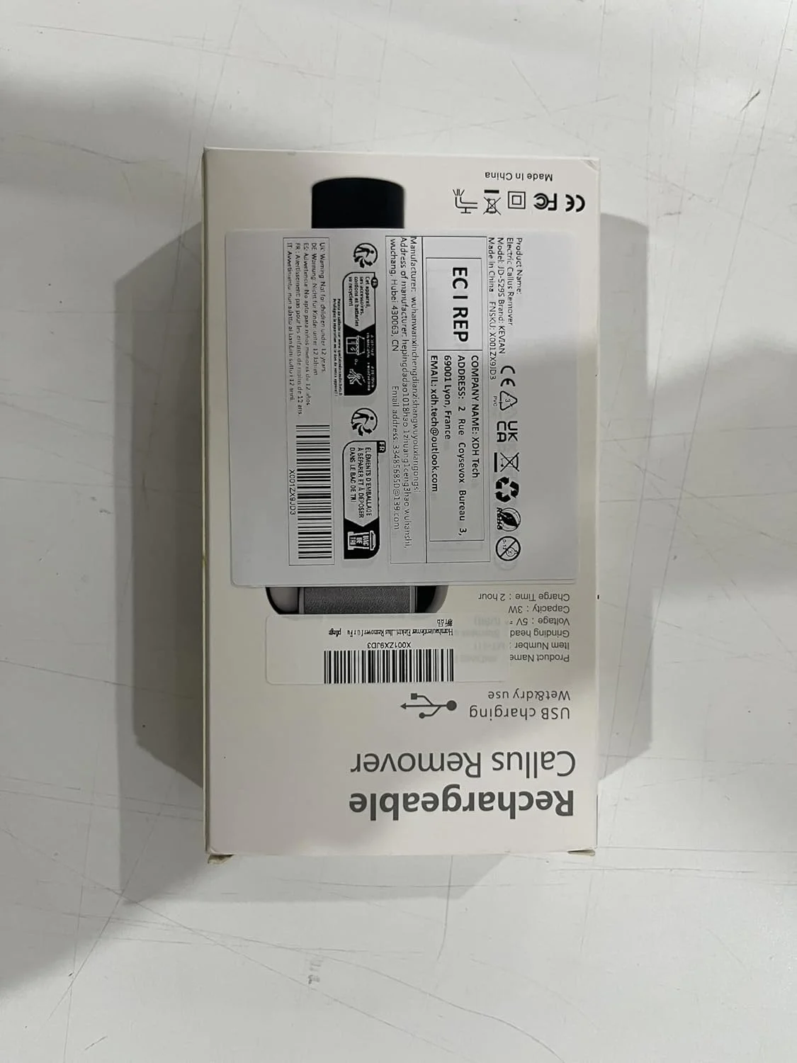 سوهان برقی پینه کیویان با سری های فلزی، از بین برنده پینه، قابل شارژ، سوهان برقی حرفه ای، سوهان پا برای مراقبت از پا