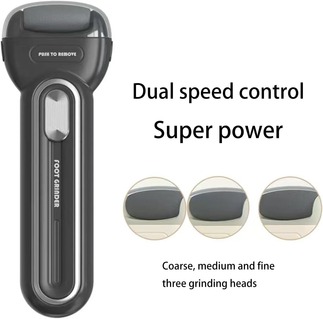 سوهان برقی پا Kequsprk، دستگاه از بین برنده پینه پا با 3 سری قابل تعویض، 1 برس تمیز کننده و سیم USB برای از بین بردن پینه، پوست مرده، سفت و خشک ترک خورده سوهان برقی پا Kequsprk، دستگاه از بین برنده پینه پا با 3 سری قابل تعویض، 1 برس تمیز کننده و سیم USB برای از بین بردن پینه، پوست مرده، سفت و خشک ترک خورده