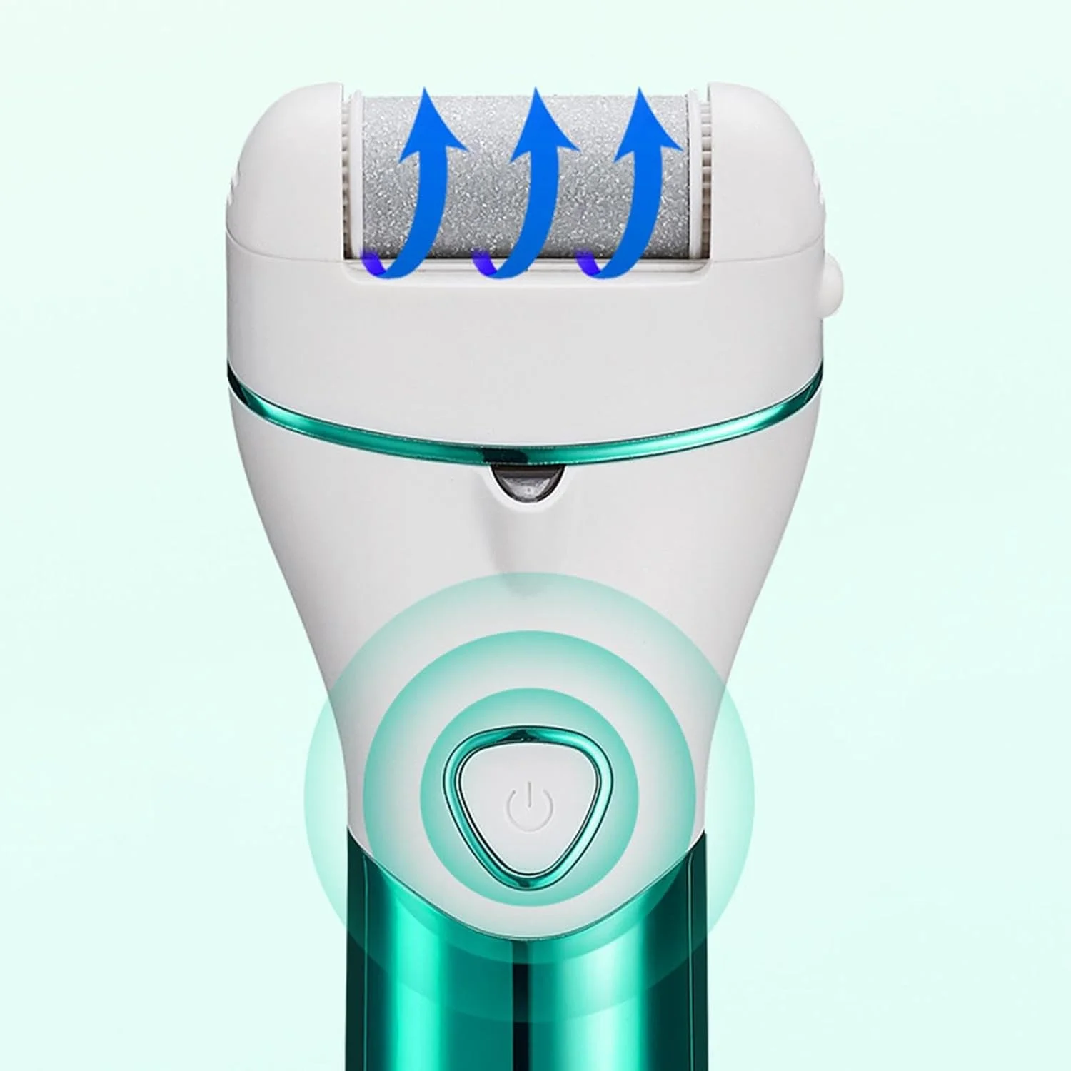 دستگاه الکتریکی از بین برنده پینه پا kinrguiyuez، ابزار حرفه ای پدیکور از بین برنده پوست مرده | کیت مراقبت از پای الکتریکی با 3 سری سنگ زنی برای پوست های خشک، ترک خورده و مرده سخت