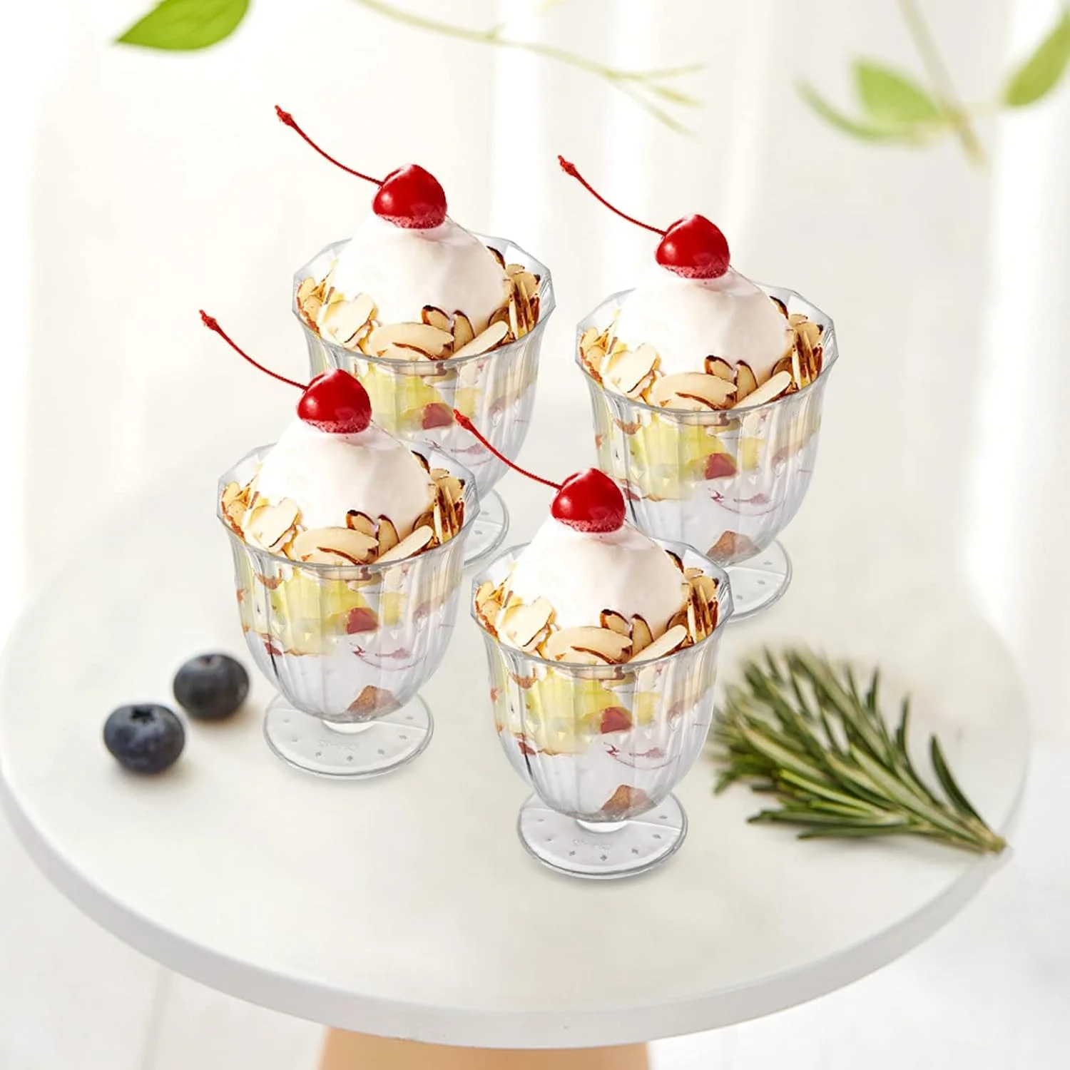 50 عدد فنجان دسر پلاستیکی با قاشق، فنجان موس 150 میلی لیتری شفاف یکبار مصرف، فنجان های پیش غذای پارفیت، کاسه های کوچک بستنی فنجان های ساقه کوتاه برای چشیدن نمونه پیش غذاها، سبزیجات، پودینگ 50 عدد فنجان دسر پلاستیکی با قاشق، فنجان موس 150 میلی لیتری شفاف یکبار مصرف، فنجان های پیش غذای پارفیت، کاسه های کوچک بستنی فنجان های ساقه کوتاه برای چشیدن نمونه پیش غذاها، سبزیجات، پودینگ