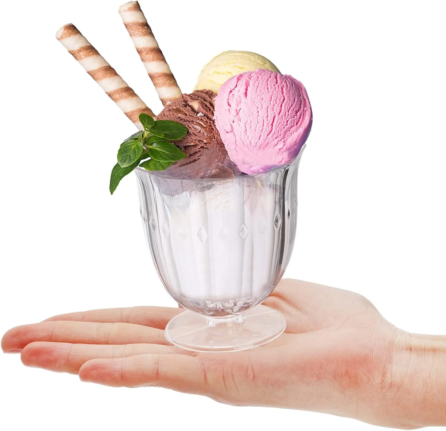 50 عدد فنجان دسر پلاستیکی با قاشق، فنجان موس 150 میلی لیتری شفاف یکبار مصرف، فنجان های پیش غذای پارفیت، کاسه های کوچک بستنی فنجان های ساقه کوتاه برای چشیدن نمونه پیش غذاها، سبزیجات، پودینگ 50 عدد فنجان دسر پلاستیکی با قاشق، فنجان موس 150 میلی لیتری شفاف یکبار مصرف، فنجان های پیش غذای پارفیت، کاسه های کوچک بستنی فنجان های ساقه کوتاه برای چشیدن نمونه پیش غذاها، سبزیجات، پودینگ