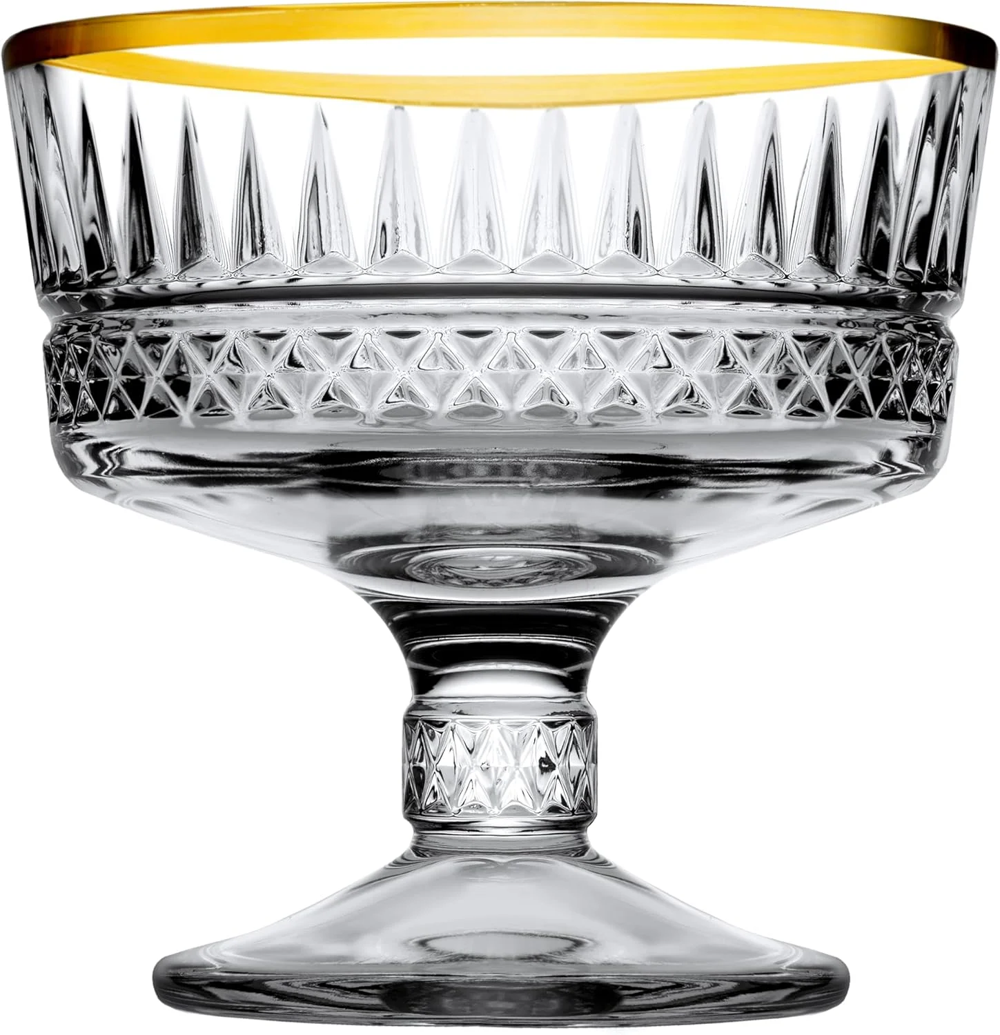 ست دو عددی کاسه بستنی پاشاباغچه مدل Elysia Golden Touch، قطر 98 میلیمتر ست دو عددی کاسه بستنی پاشاباغچه مدل Elysia Golden Touch، قطر 98 میلیمتر