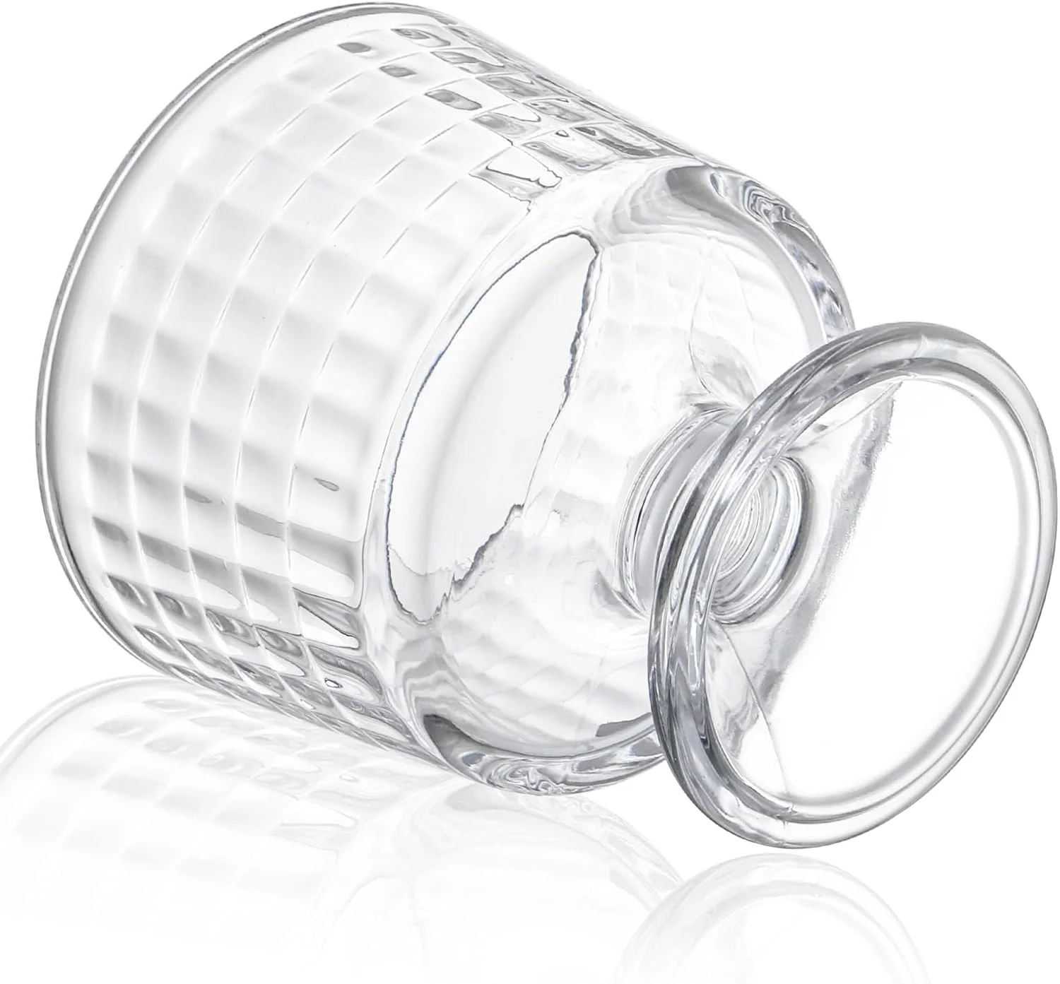 ظروف دسر شیشه ای Peohud، بسته 6 عددی، فنجان های بستنی پایه دار 300 میلی لیتری، کاسه ترفل کریستالی، فنجان پارفه برای میوه ها، پودینگ، بستنی، میلک شیک، آجیل، تنقلات