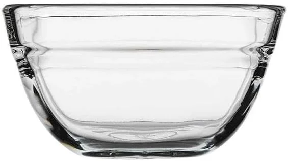 ست کاسه دسر پز پاشاباغچه مدل 1006117، 6 عددی، قطر 11 سانتی متر در ارتفاع 6 سانتی متر، شفاف