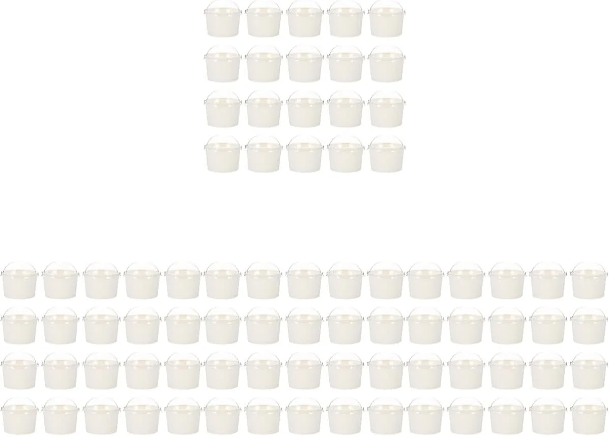 200 عدد ظرف کاغذی دسر، ظروف کاغذی بستنی، لوازم مهمانی با درب 200 عدد ظرف کاغذی دسر، ظروف کاغذی بستنی، لوازم مهمانی با درب