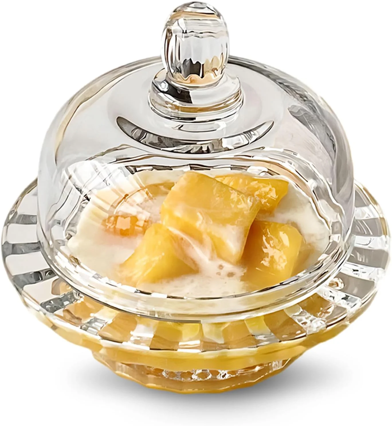 کاسه دسر شیشه ای Oriental riverkit، 140 میلی لیتر، کاسه بستنی شفاف، کاسه سوپ کوچک با درب، کاسه گرد چند منظوره برای تنقلات، میوه، دیپ، سالاد و پودینگ کاسه دسر شیشه ای Oriental riverkit، 140 میلی لیتر، کاسه بستنی شفاف، کاسه سوپ کوچک با درب، کاسه گرد چند منظوره برای تنقلات، میوه، دیپ، سالاد و پودینگ