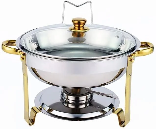 گرمکن و گرم نگهدارنده غذا استیل ضد زنگ NKX بوفه، ظرفیت 4.5 لیتر