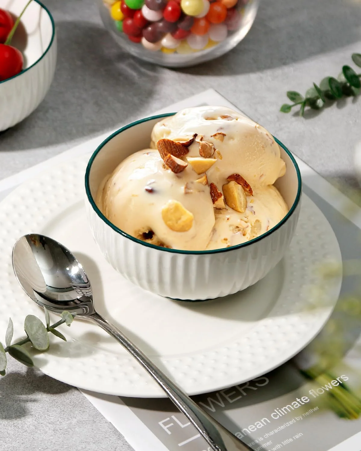 کاسه دسر نوتری یو پی اس 300 میلی لیتر، ست کاسه، کاسه سس خوری 11 سانتی متری، کاسه بستنی، کاسه تنقلات… (4 عدد)