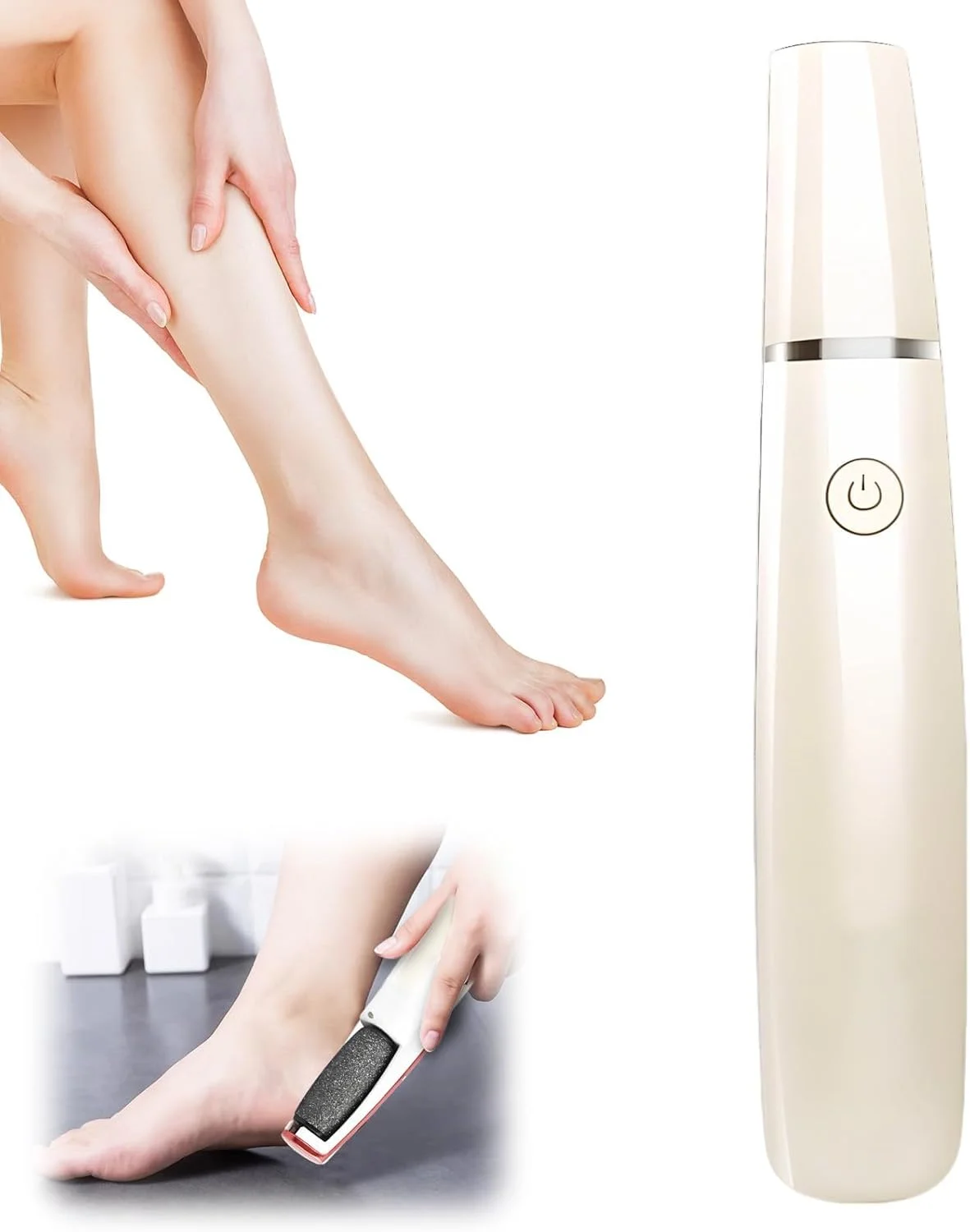 سوهان برقی پدیکور پا GraGra، از بین برنده پوست سفت، ابزار جدید چند منظوره مراقبت از پا، پدیکور قوی برای پوست خشک و مرده، پینه های پاشنه ترک خورده (سفید) سوهان برقی پدیکور پا GraGra، از بین برنده پوست سفت، ابزار جدید چند منظوره مراقبت از پا، پدیکور قوی برای پوست خشک و مرده، پینه های پاشنه ترک خورده (سفید)