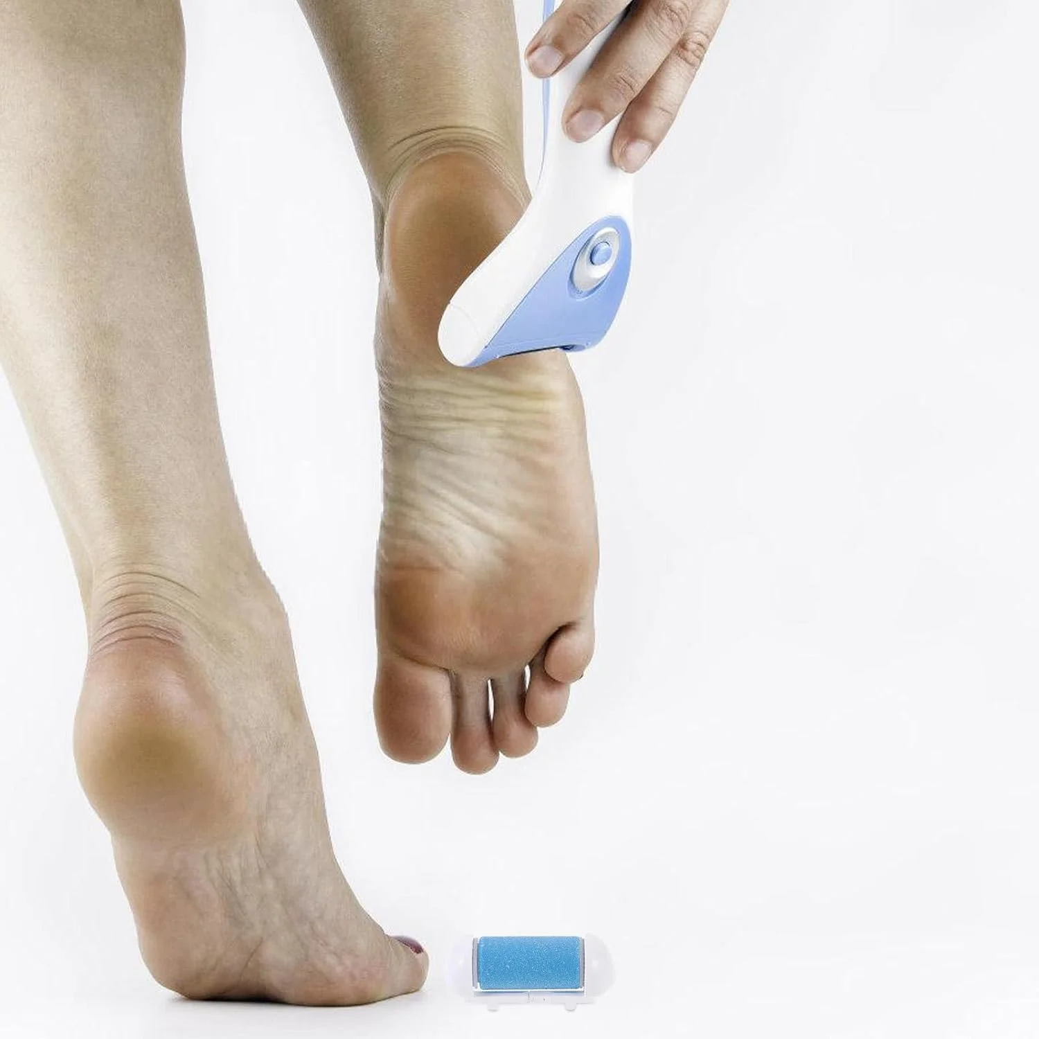 سوهان برقی پدیکور پا Healifty به همراه 4 عدد سری غلتکی یدکی برای از بین بردن پوست های سفت و پینه بسته