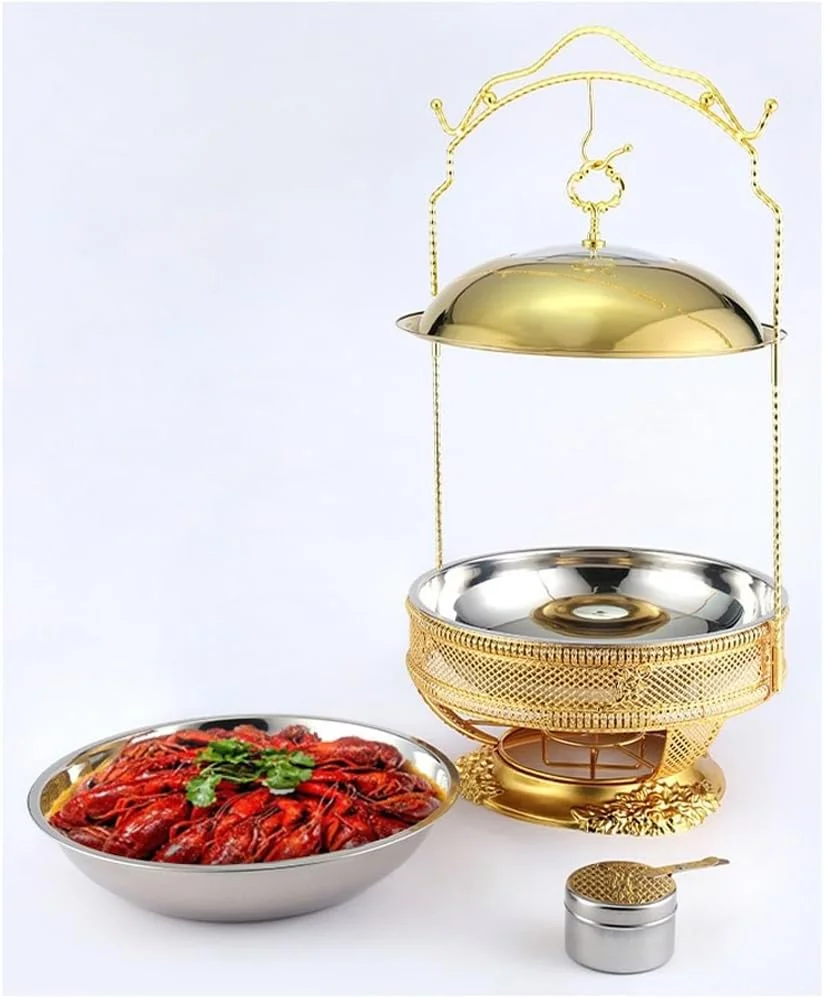 گرمکن و گرم نگهدارنده غذا استیل ضد زنگ NKX با ظرفیت 8.0 لیتر - رنگ طلایی