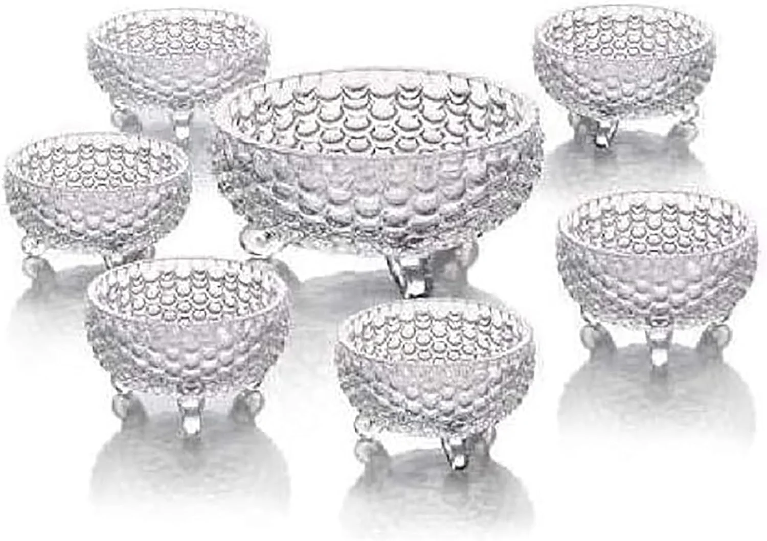 مجموعه کاسه های سرو شیشه ای مارتویا، مجموعه 7 عددی کاسه دسر، مجموعه کاسه های سرو ظروف شیشه ای برای بستنی، میوه، آب نبات، پاستا، سالاد، شکر، 1 کاسه بزرگ، 6 کاسه کوچک (گل - A، مجموعه 7 عددی) مجموعه کاسه های سرو شیشه ای مارتویا، مجموعه 7 عددی کاسه دسر، مجموعه کاسه های سرو ظروف شیشه ای برای بستنی، میوه، آب نبات، پاستا، سالاد، شکر، 1 کاسه بزرگ، 6 کاسه کوچک (گل - A، مجموعه 7 عددی)