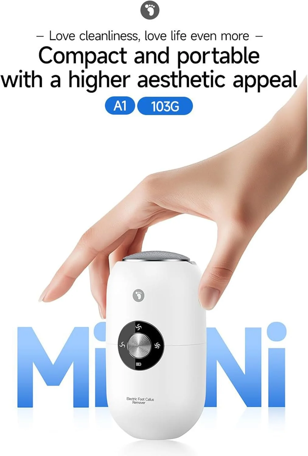 سوهان پدیکور پا - سوهان برقی پا | دستگاه سنگ پا شارژی، ضد آب، مناسب سفر، دستگاه از بین بردن پوست مرده و خشک سوهان پدیکور پا - سوهان برقی پا | دستگاه سنگ پا شارژی، ضد آب، مناسب سفر، دستگاه از بین بردن پوست مرده و خشک