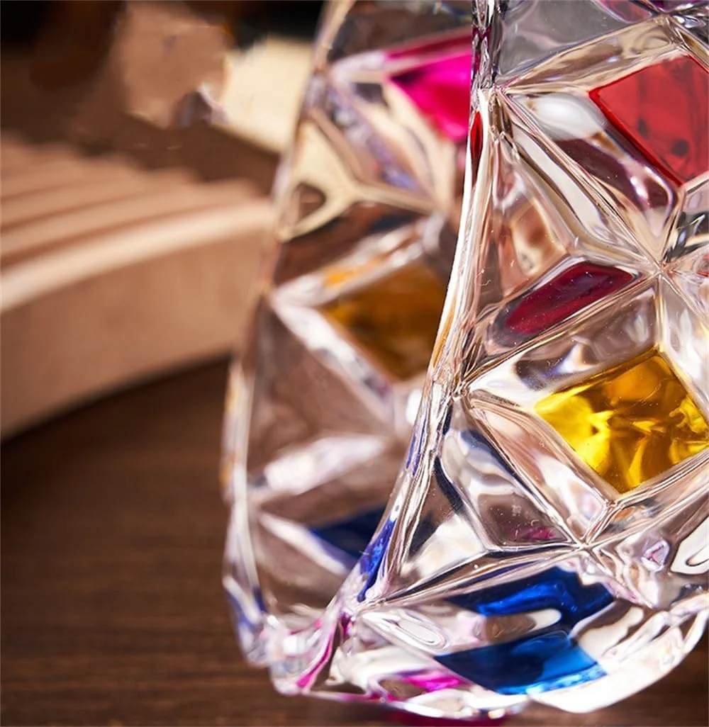 LOGRRMTH کاسه بستنی شیشه ای 270 میلی لیتری، کاسه/فنجان دسر شیشه ای بزرگ، فنجان بستنی خوری پایه دار قدیمی، فنجان بستنی برای دسر، بستنی خوری، میوه خوری، سالاد، میان وعده، کوکتل (رنگی)