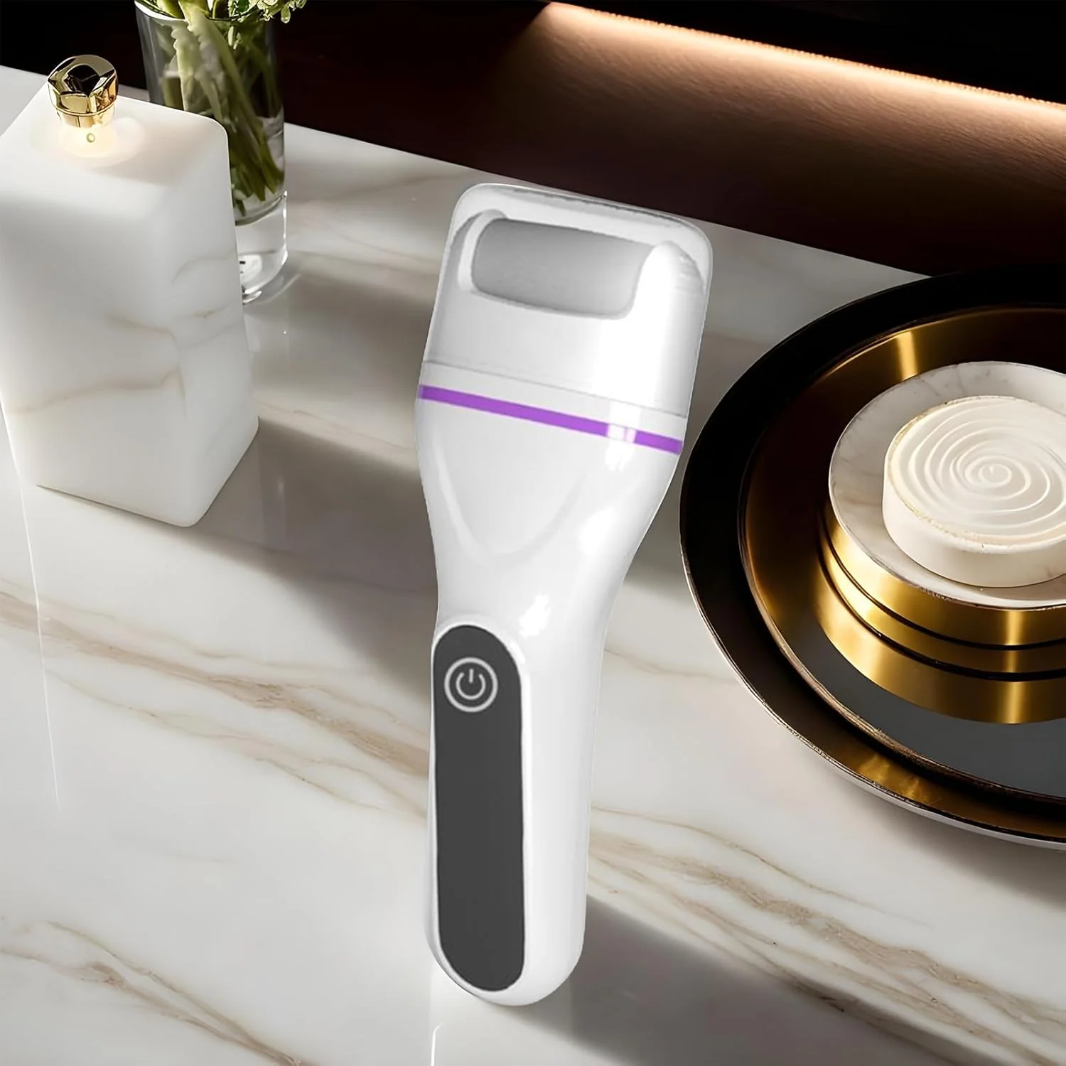 سوهان برقی پینه پا، ابزار از بین بردن پوست سفت پا - سنگ ساب پوست سفت پا با صدای کم، دستگاه از بین بردن پینه پاشنه پا برای مسافرت در منزل