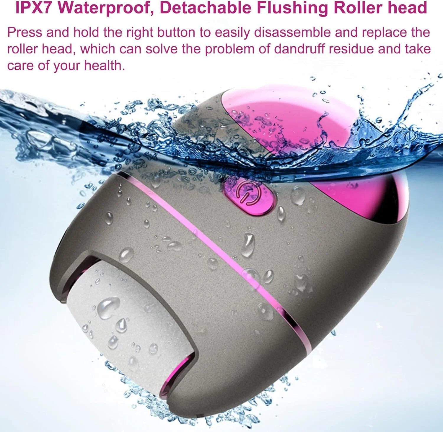 سوهان برقی پا Excefore برای داشتن پاهایی ابریشمی - ضد آب، قابل شارژ، 3 غلتک، 2 سرعت، نمایشگر قدرت برای پوست مرده، پوست ترک خورده، مراقبت روزانه پا، هدیه ای ایده آل