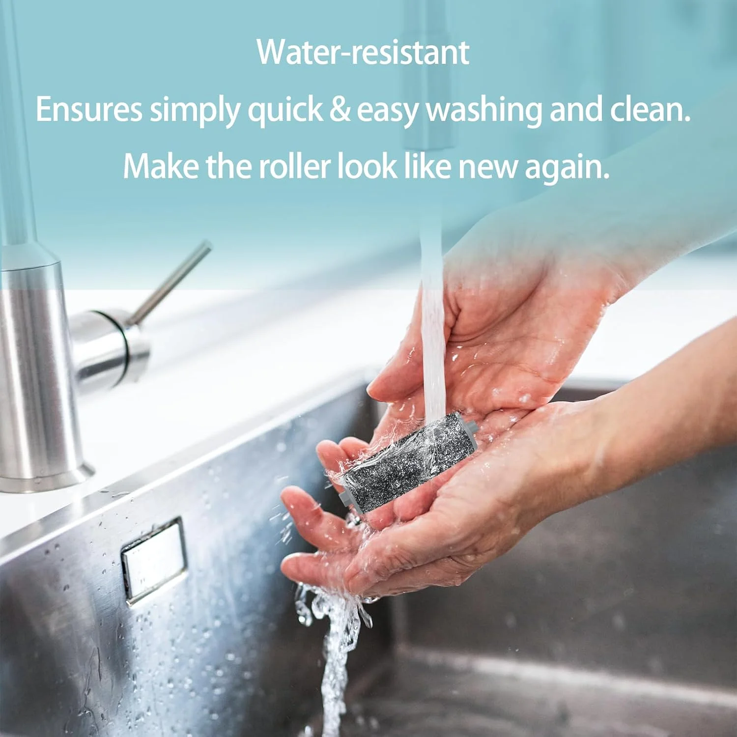 مجموعه 6 عددی سری یدکی غلتکی Felizshop برای دستگاه الکتریکی از بین برنده پینه پا، سری یدکی ابزار پدیکور برقی با زبری خیلی زیاد، زبری معمولی، زبری ظریف (2 عدد از هر کدام)